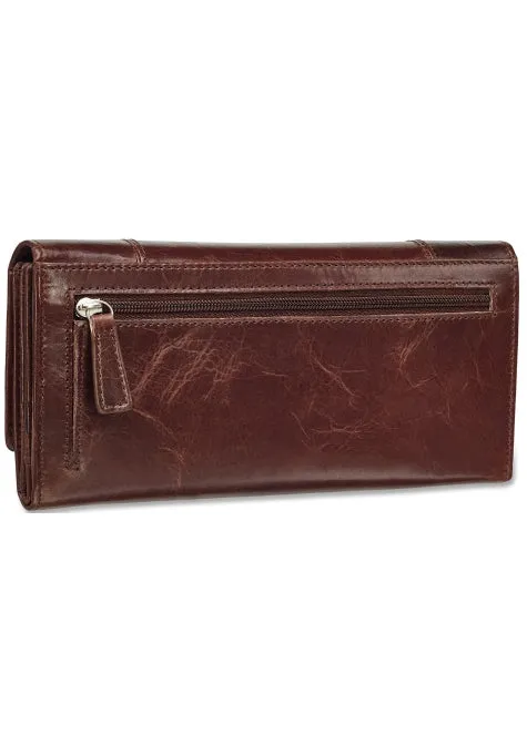 Mancini Casablanca Ladies' RFID Secure Trifold Wallet