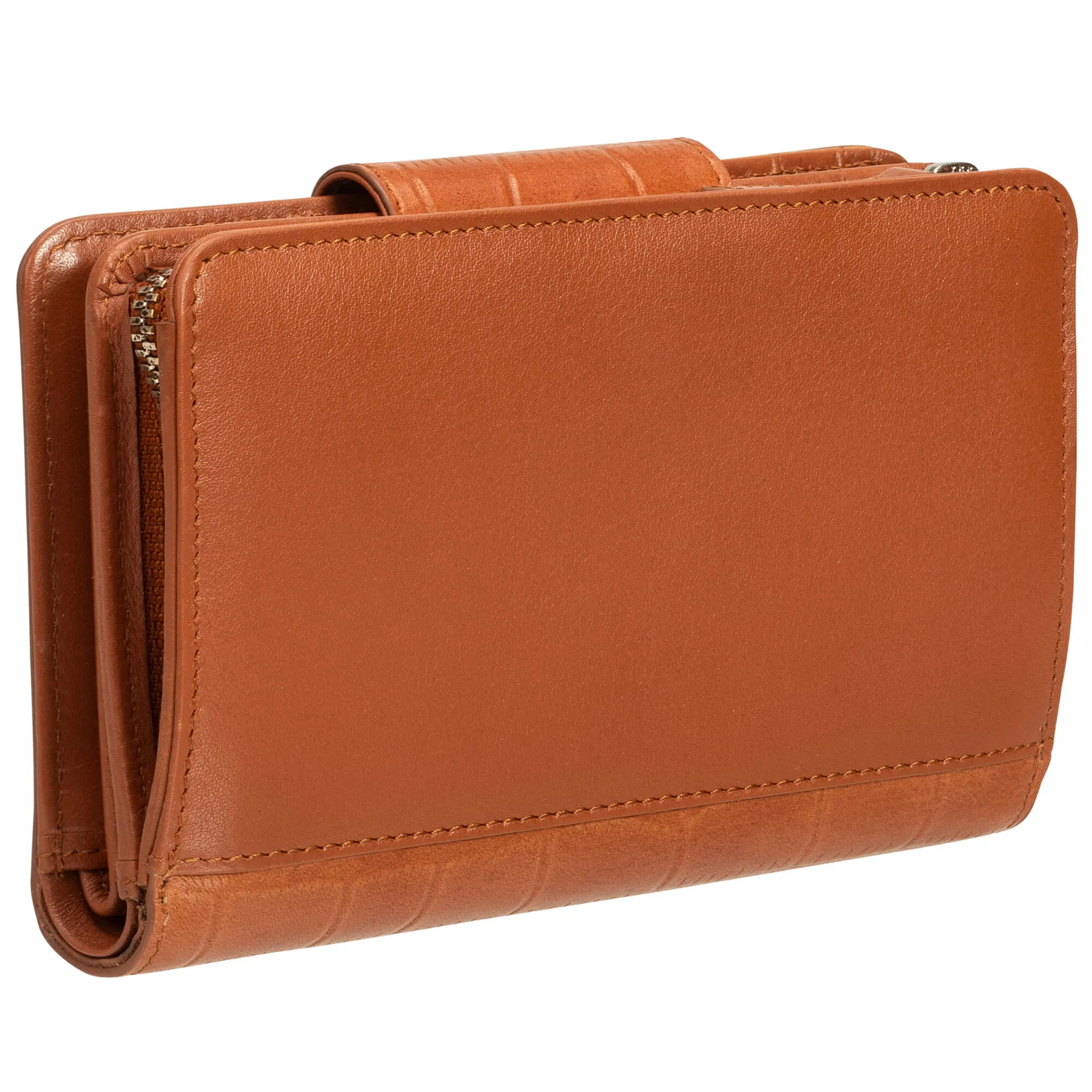 Mancini Croco RFID Secure Medium Clutch Wallet