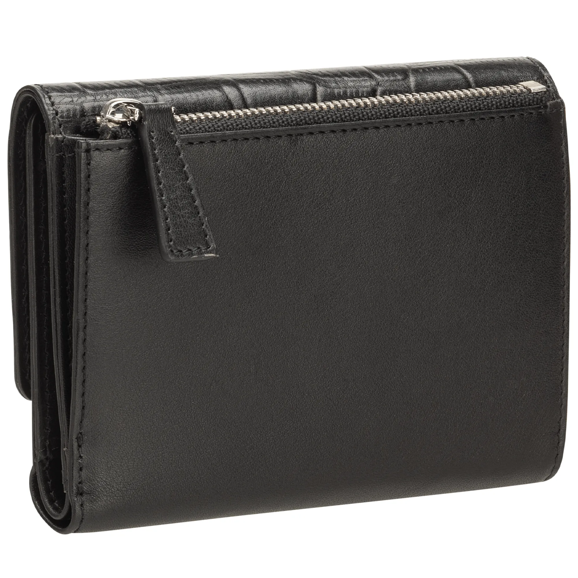 Mancini Croco RFID Secure Medium Clutch Wallet