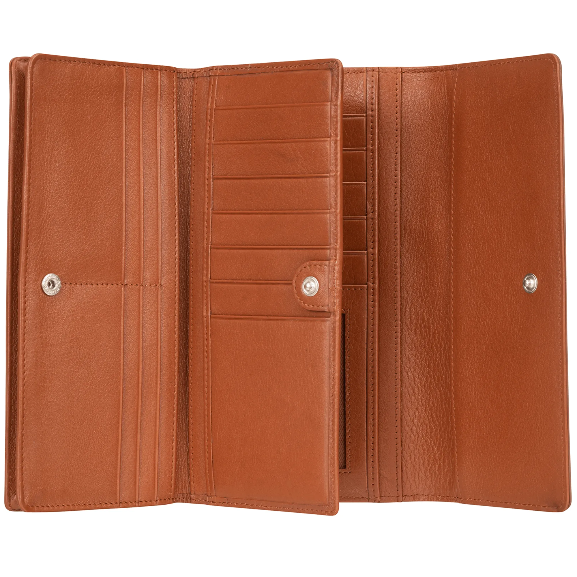 Mancini Croco RFID Secure Quadruple Fold Wallet
