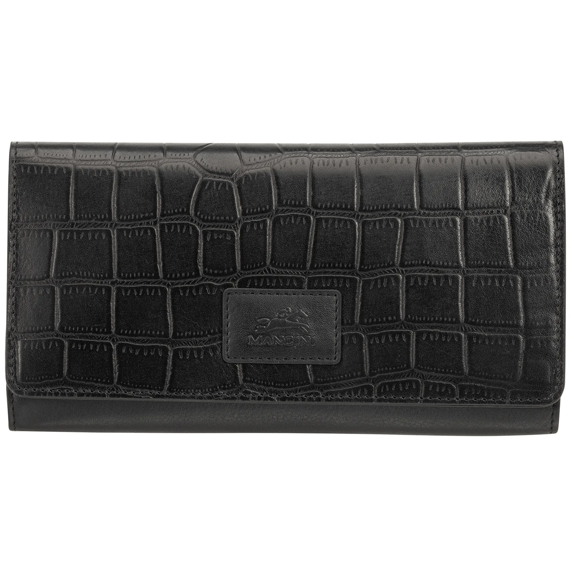 Mancini Croco RFID Secure Trifold Wallet