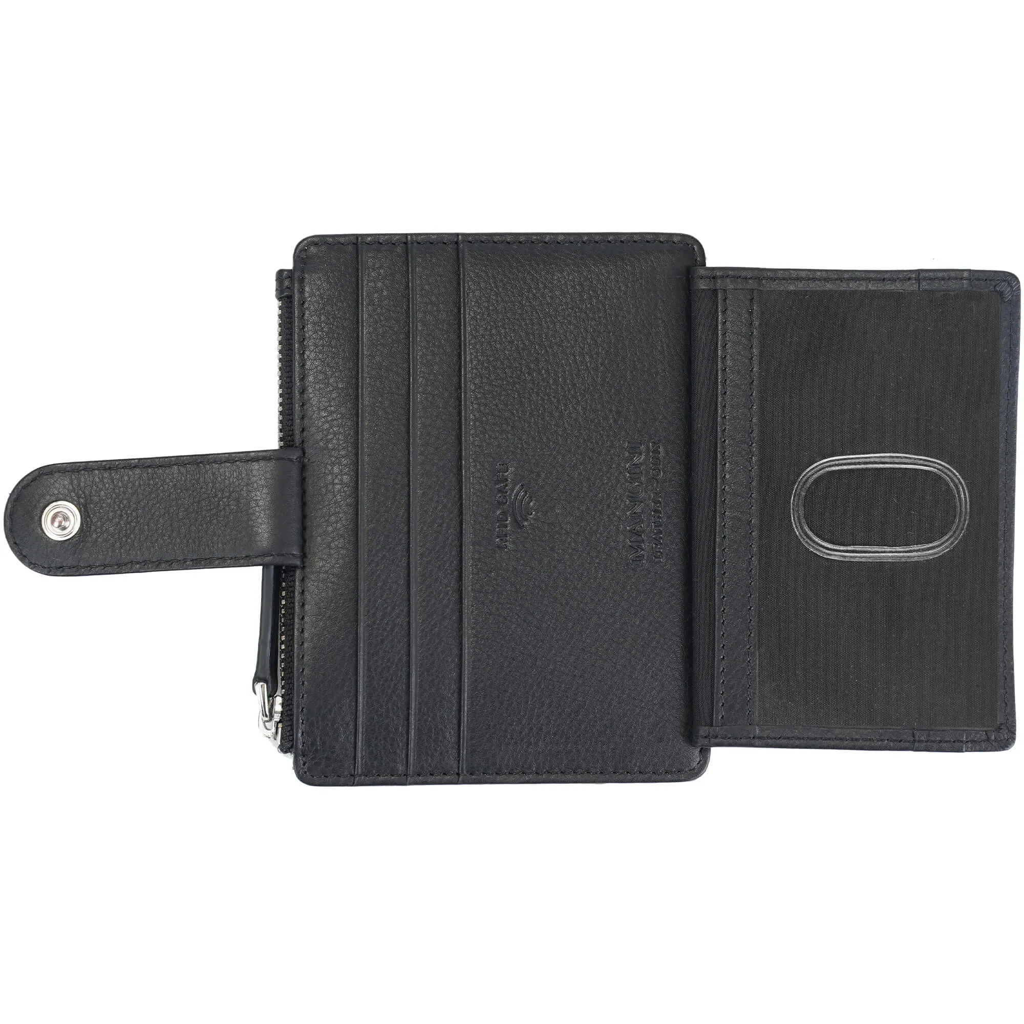 Mancini Croco2 Women's Card Case with Enhanced RFID Protection