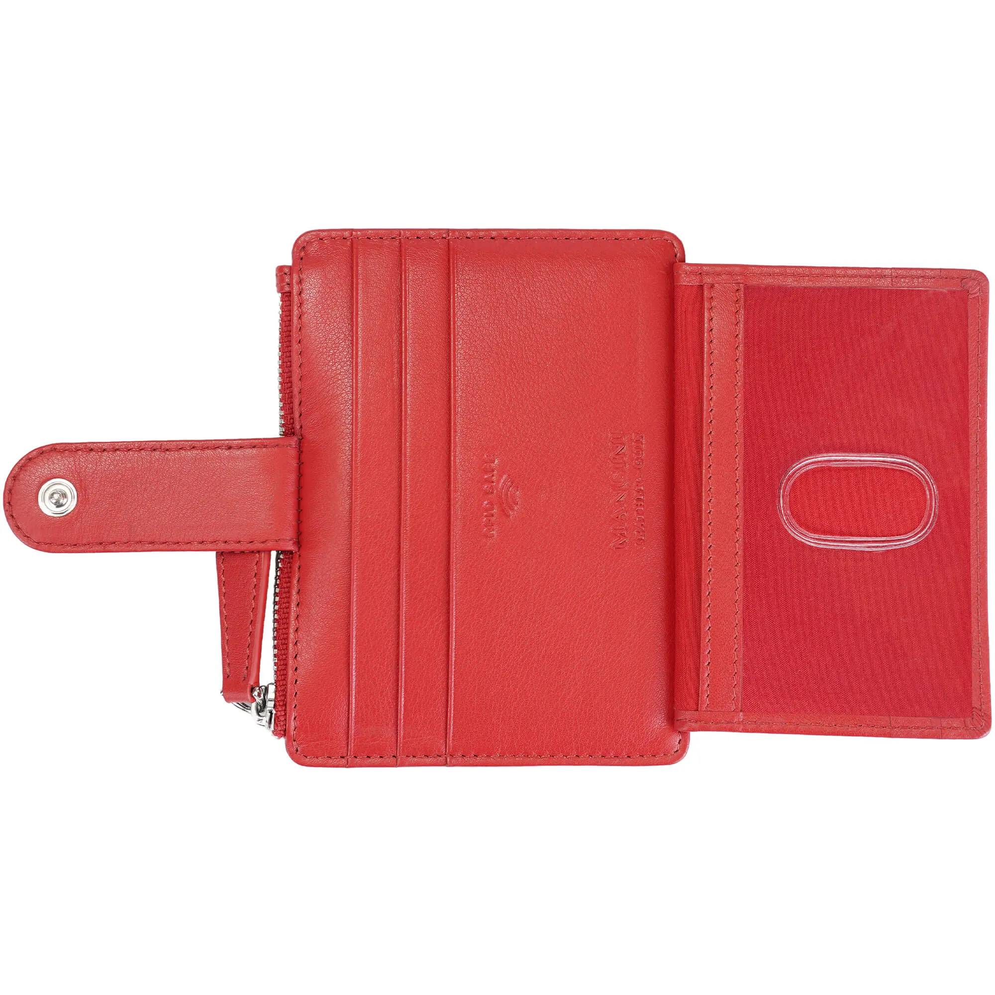 Mancini Croco2 Women's Card Case with Enhanced RFID Protection