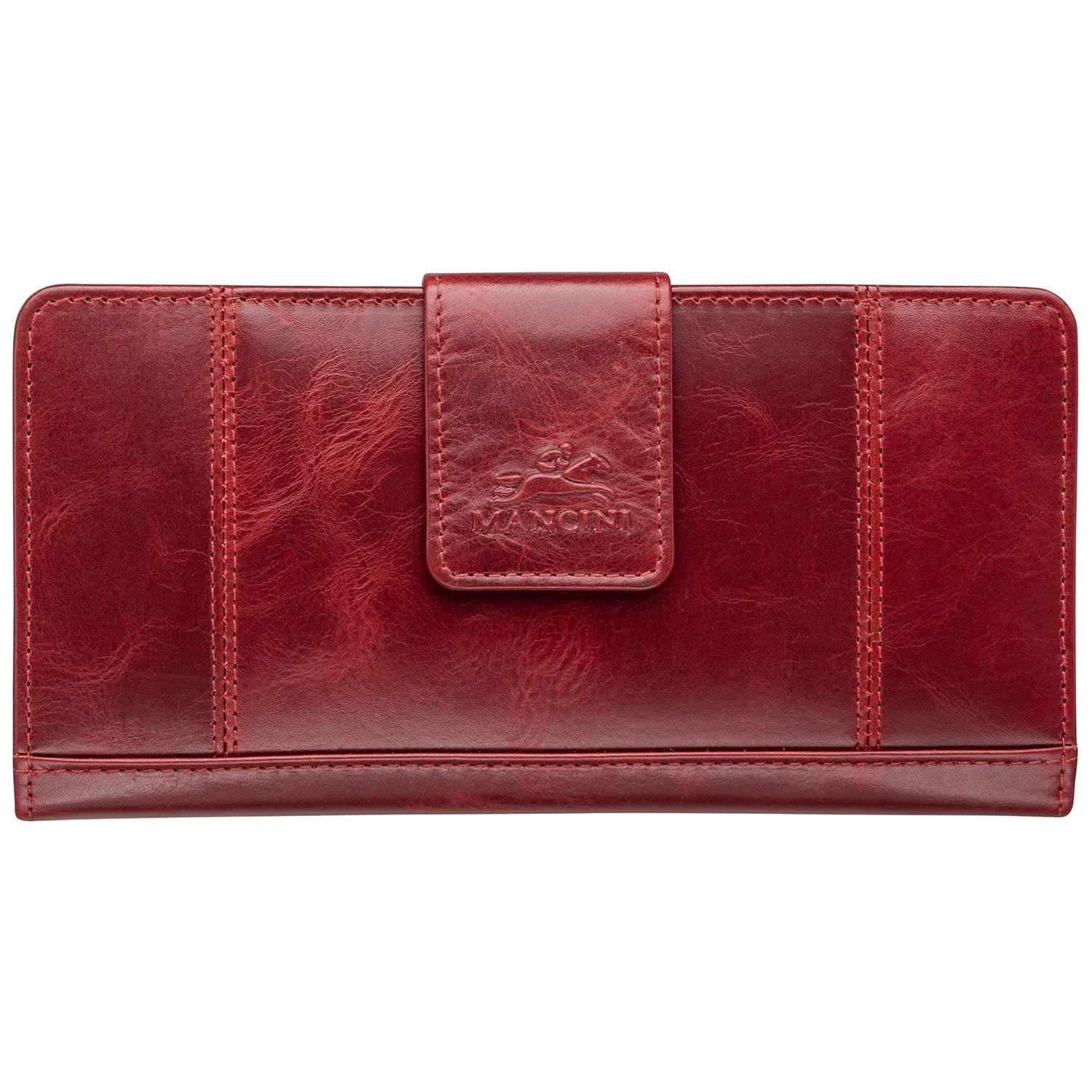 Mancini Ladies' RFID Secure Clutch Wallet