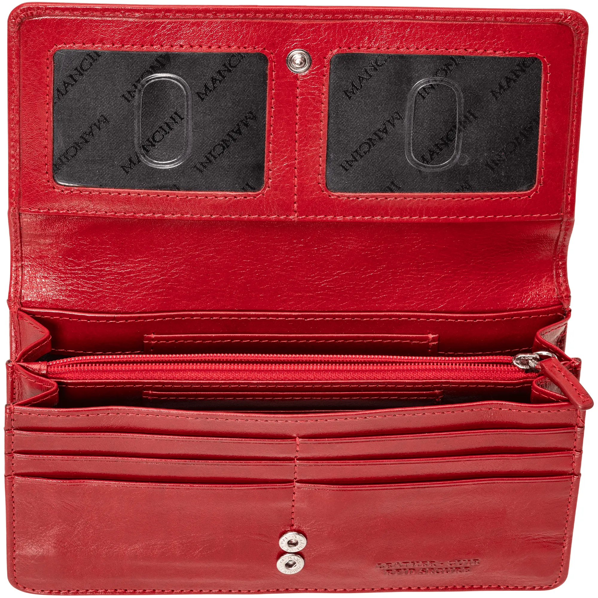 Mancini Ladies' RFID Secure Clutch Wallet