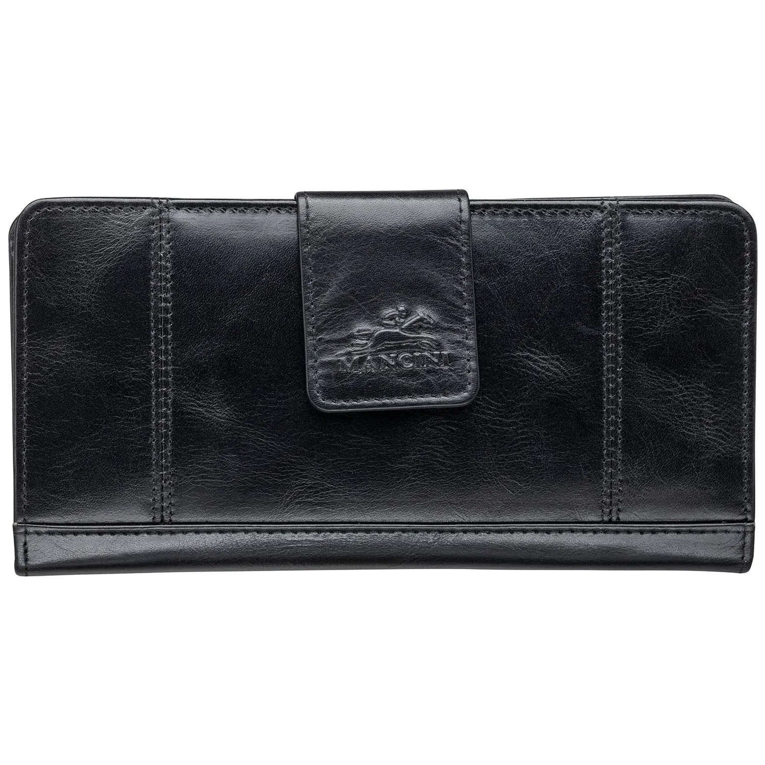 Mancini Ladies' RFID Secure Clutch Wallet