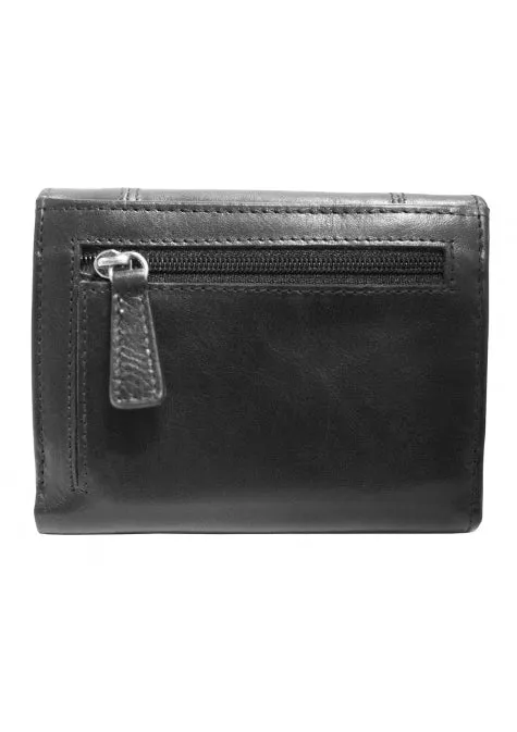Mancini Ladies' RFID Secure Small Clutch Wallet