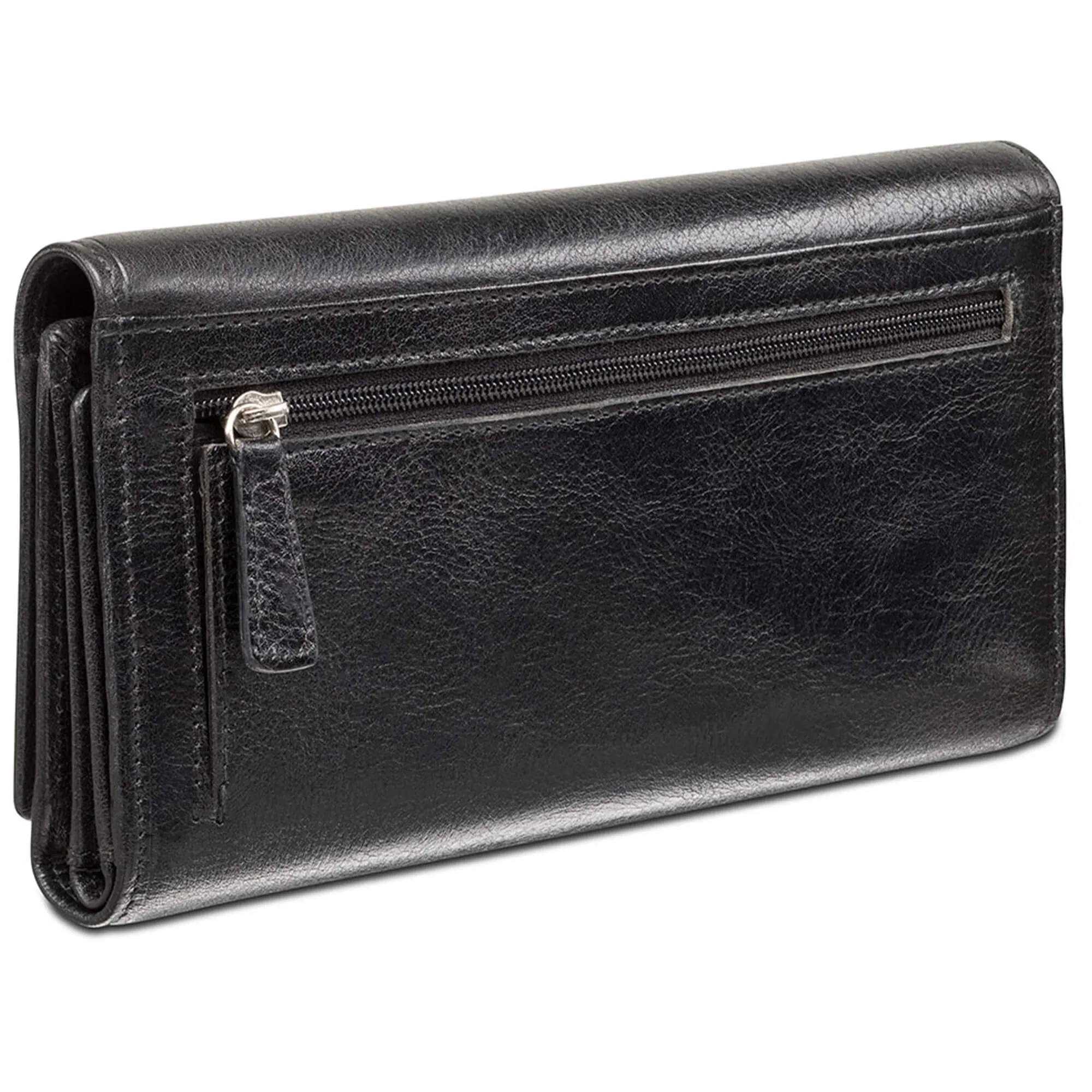 Mancini Ladies' RFID Secure Trifold Checkbook Wallet