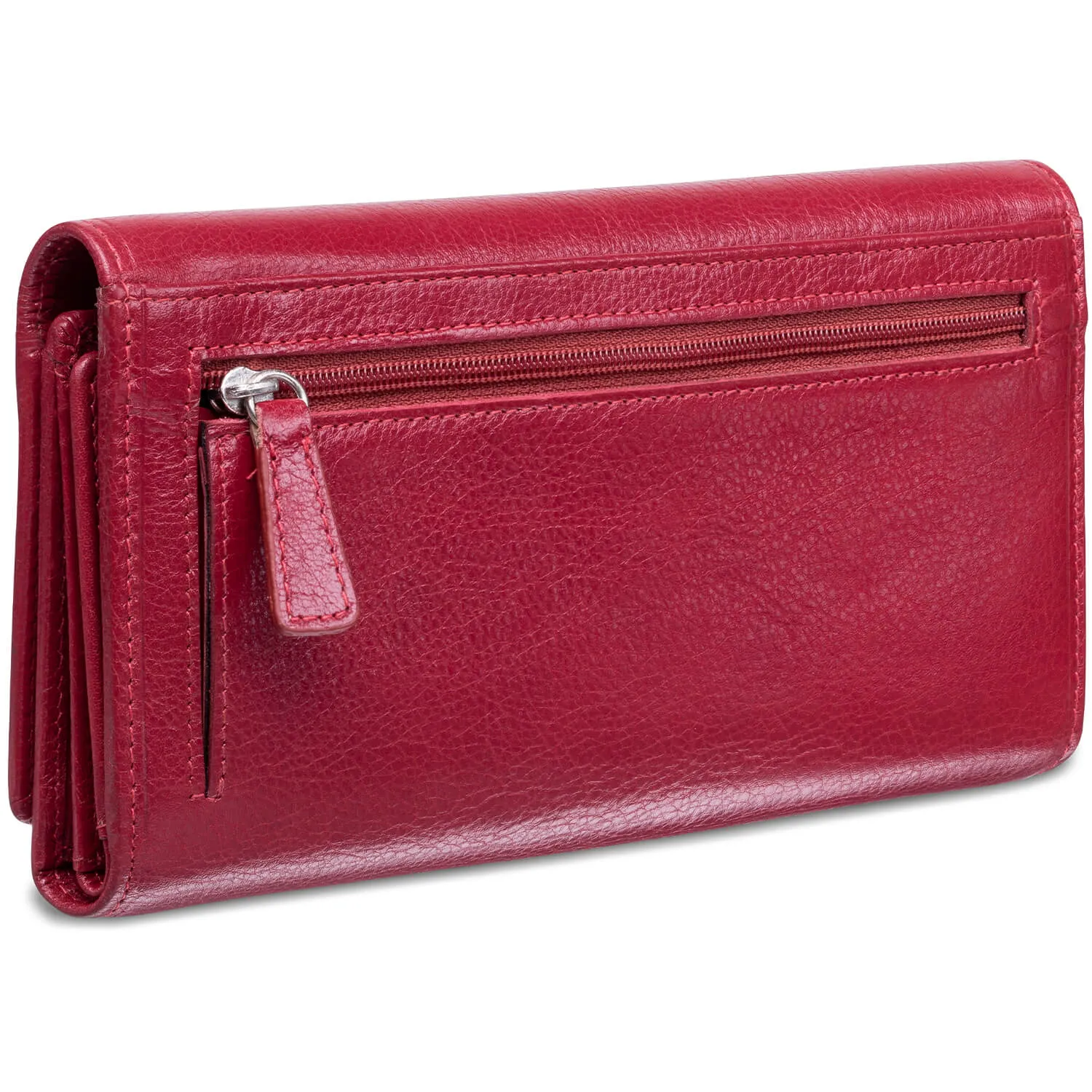 Mancini Ladies' RFID Secure Trifold Checkbook Wallet