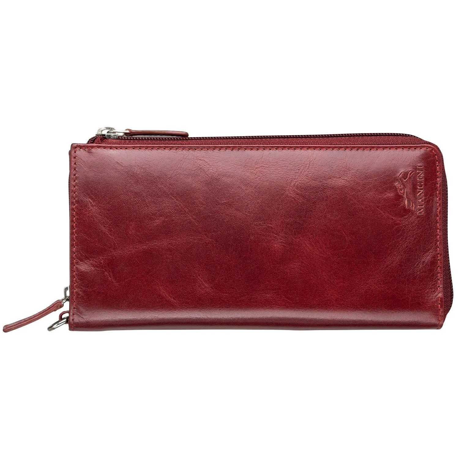 Mancini Ladies` RFID Secure Trifold Wallet