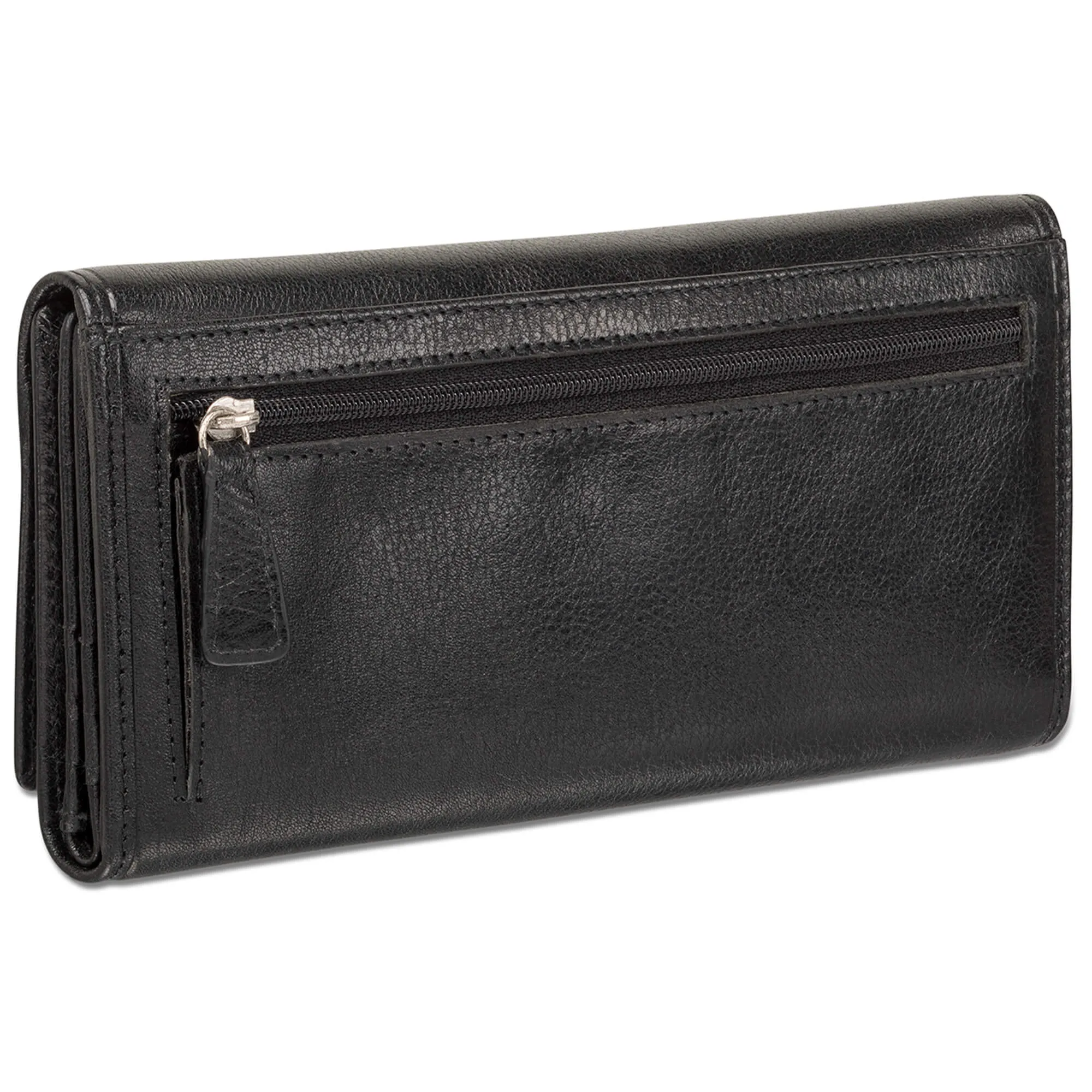 Mancini Ladies' RFID Secure Trifold Wallet