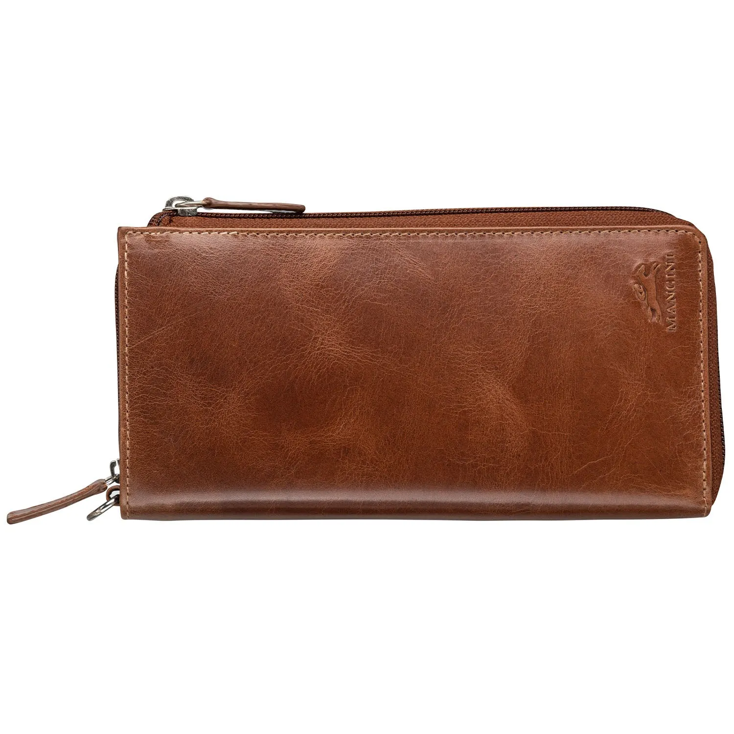 Mancini Ladies` RFID Secure Trifold Wallet