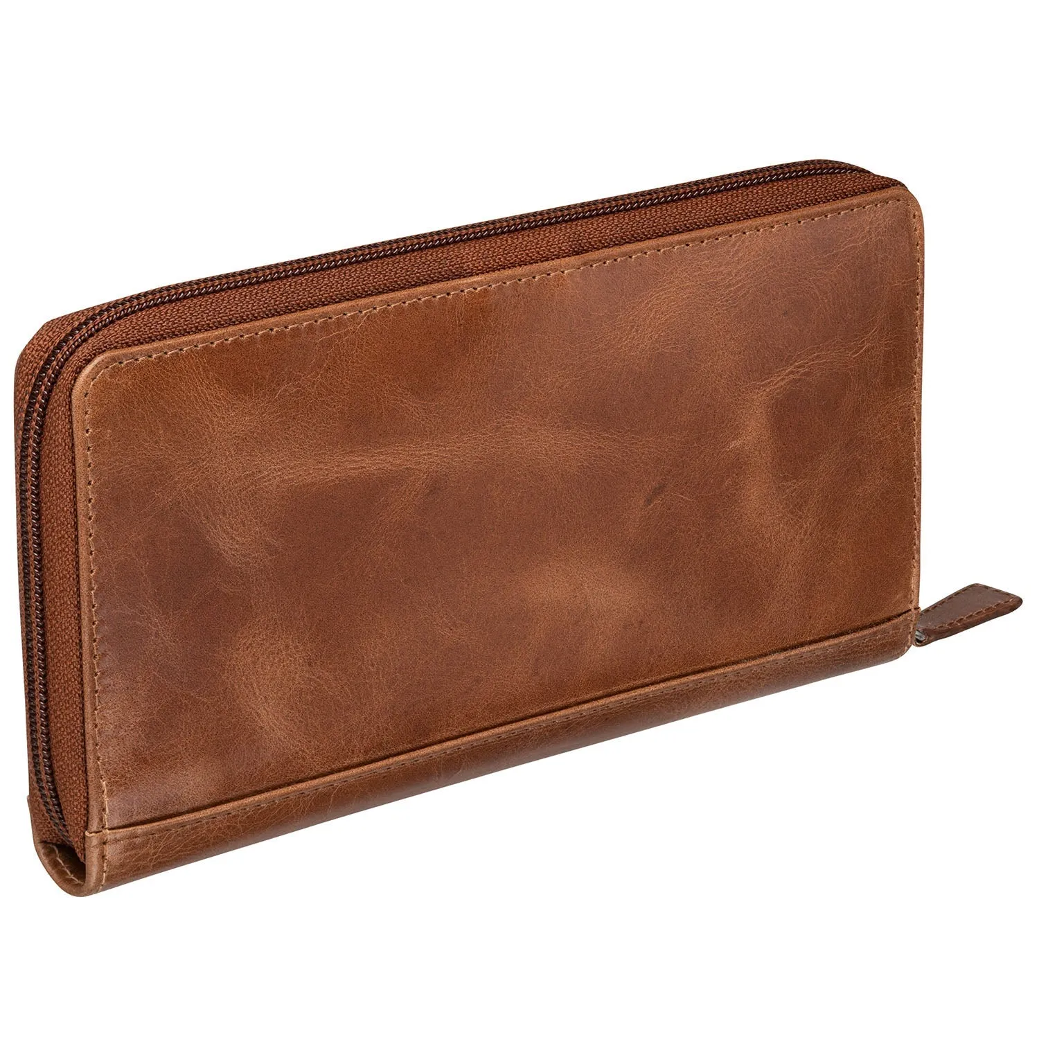Mancini Leather Ladies Clutch Wallet