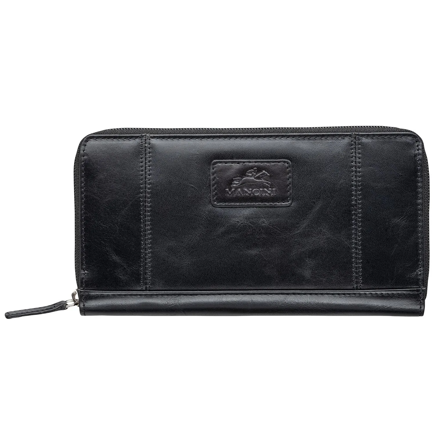 Mancini Leather Ladies Clutch Wallet