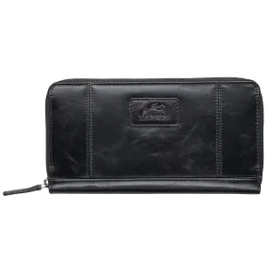 Mancini Leather Ladies Clutch Wallet