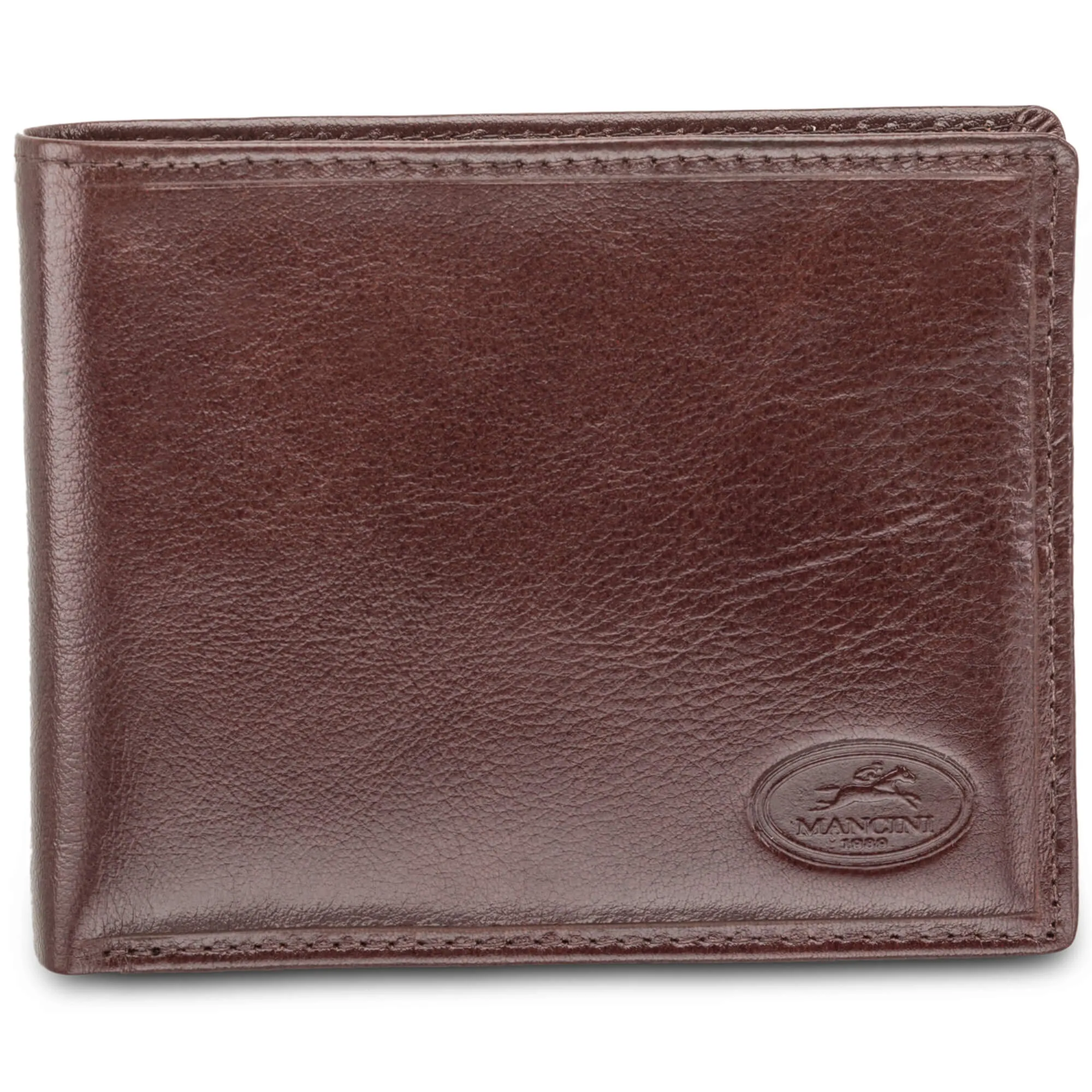 Mancini Men`s RFID Secure Billfold with Removable Passcase