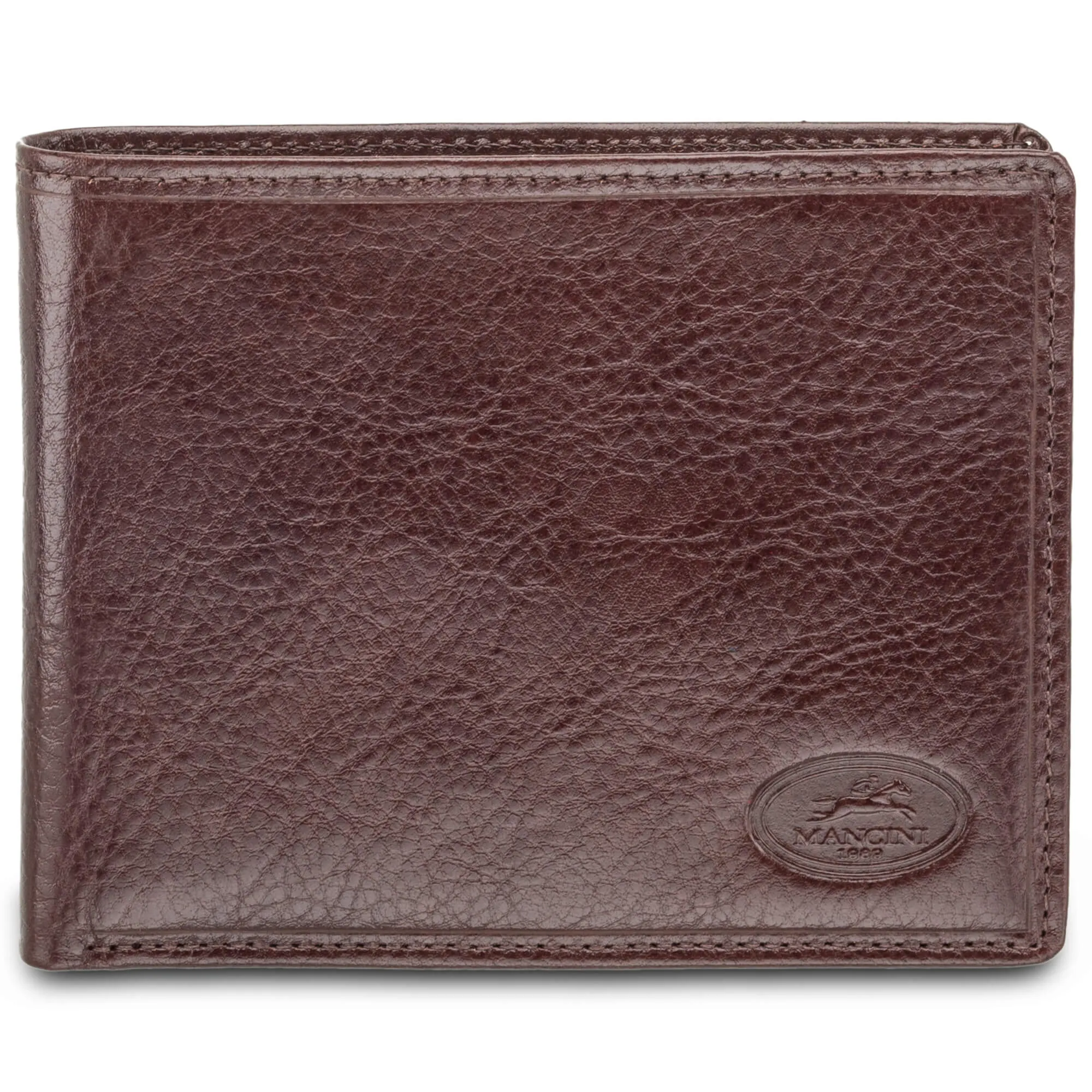 Mancini Men`s RFID Secure Billfold with Removable Passcase