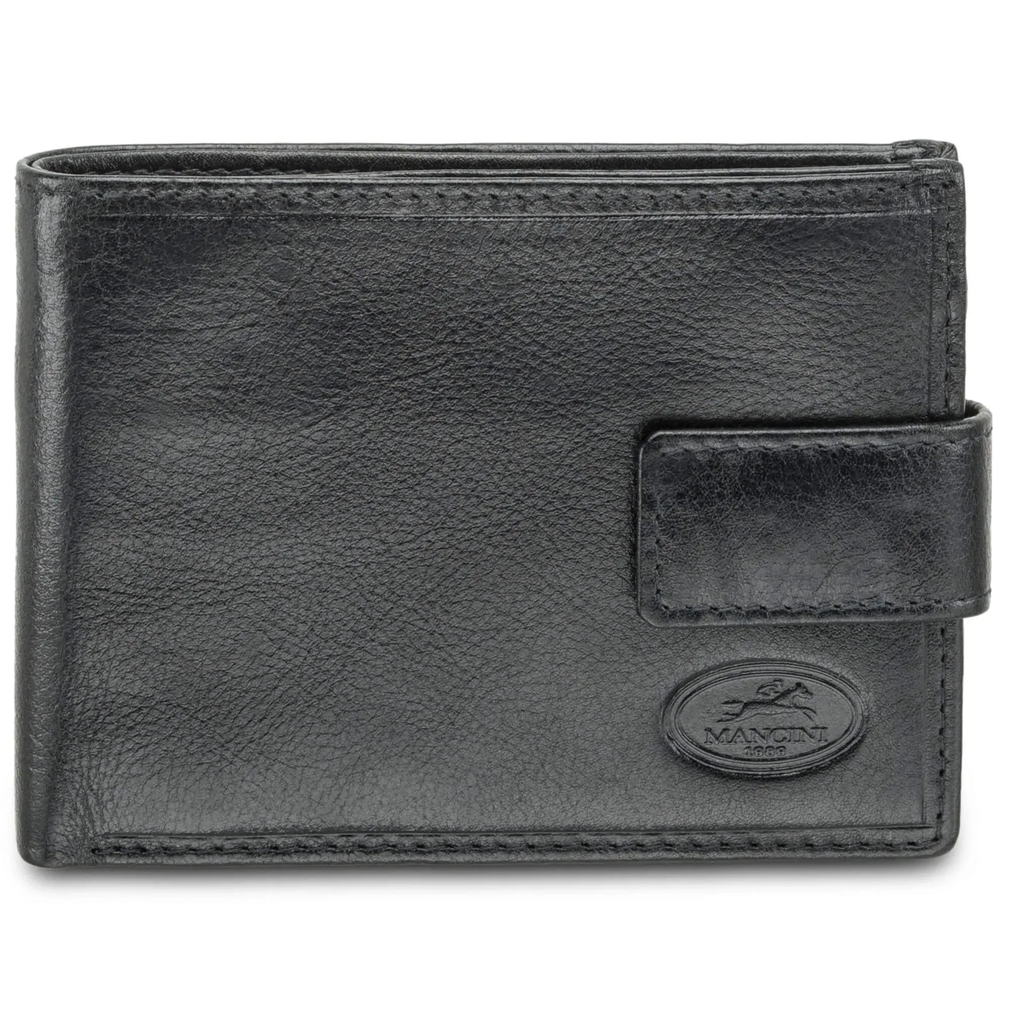 Mancini Men's RFID Secure Wallet with Coin Pocket