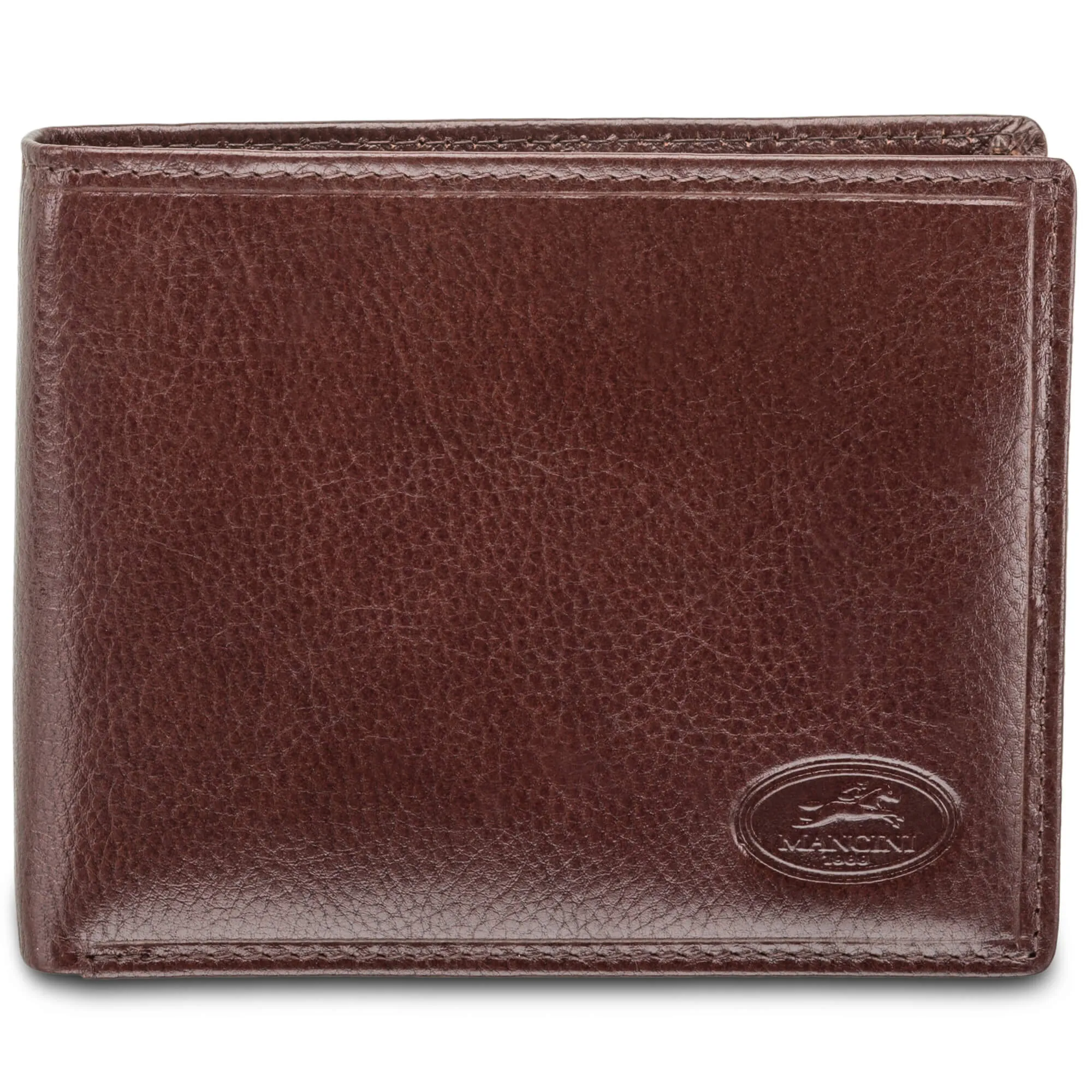 Mancini Men`s RFID Secure Wallet with Removable Passcase and Coin Pocket