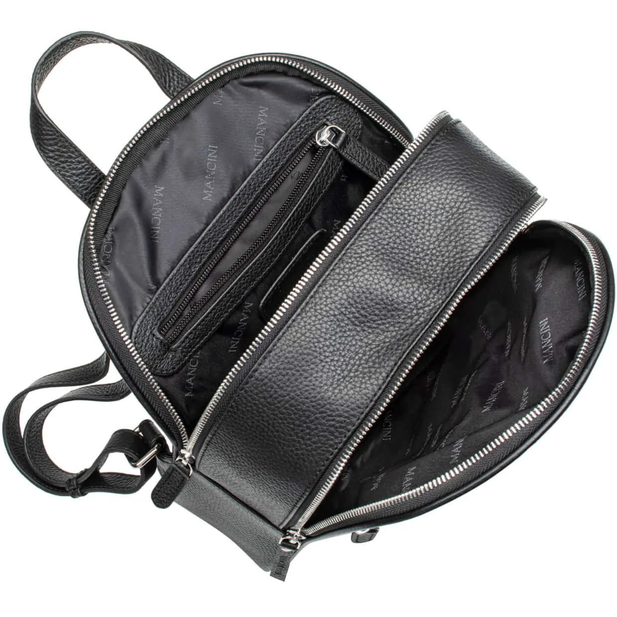 Mancini Pebbled Audrey Backpack