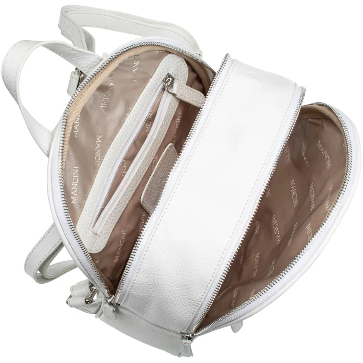 Mancini Pebbled Audrey Backpack