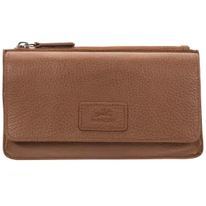 Mancini Pebbled Ladies RFID Crossbody Wallet