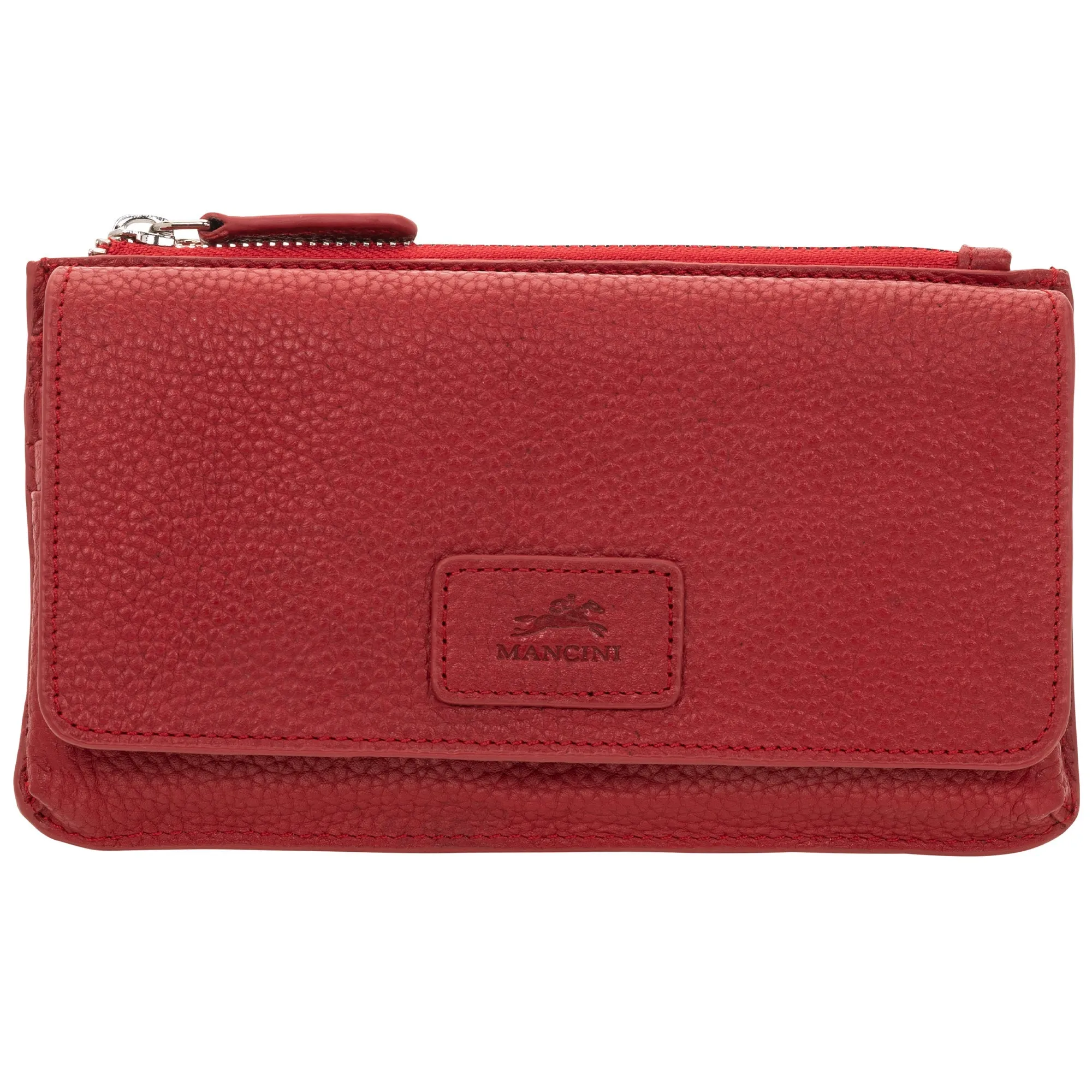 Mancini Pebbled Ladies RFID Crossbody Wallet