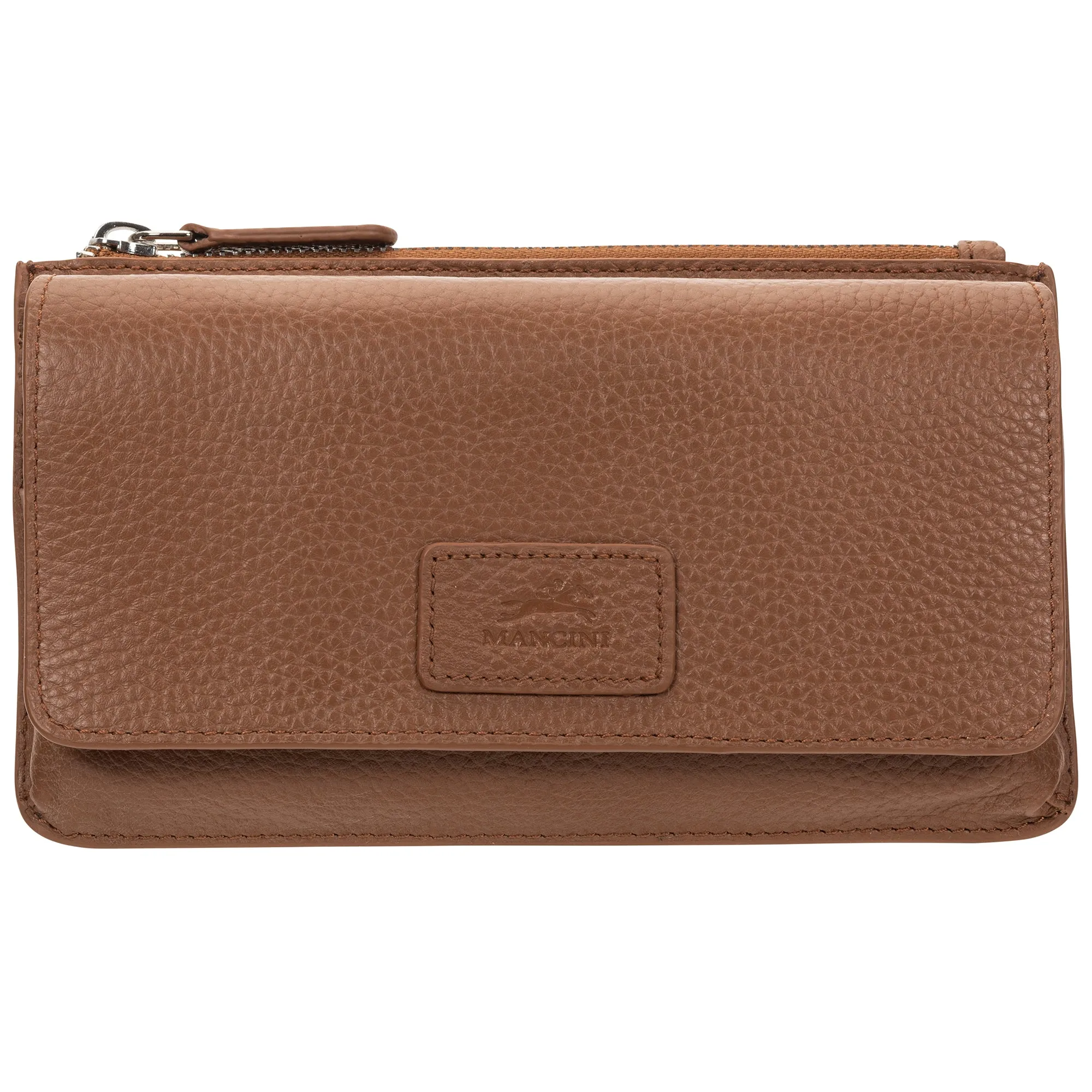 Mancini Pebbled Ladies RFID Crossbody Wallet