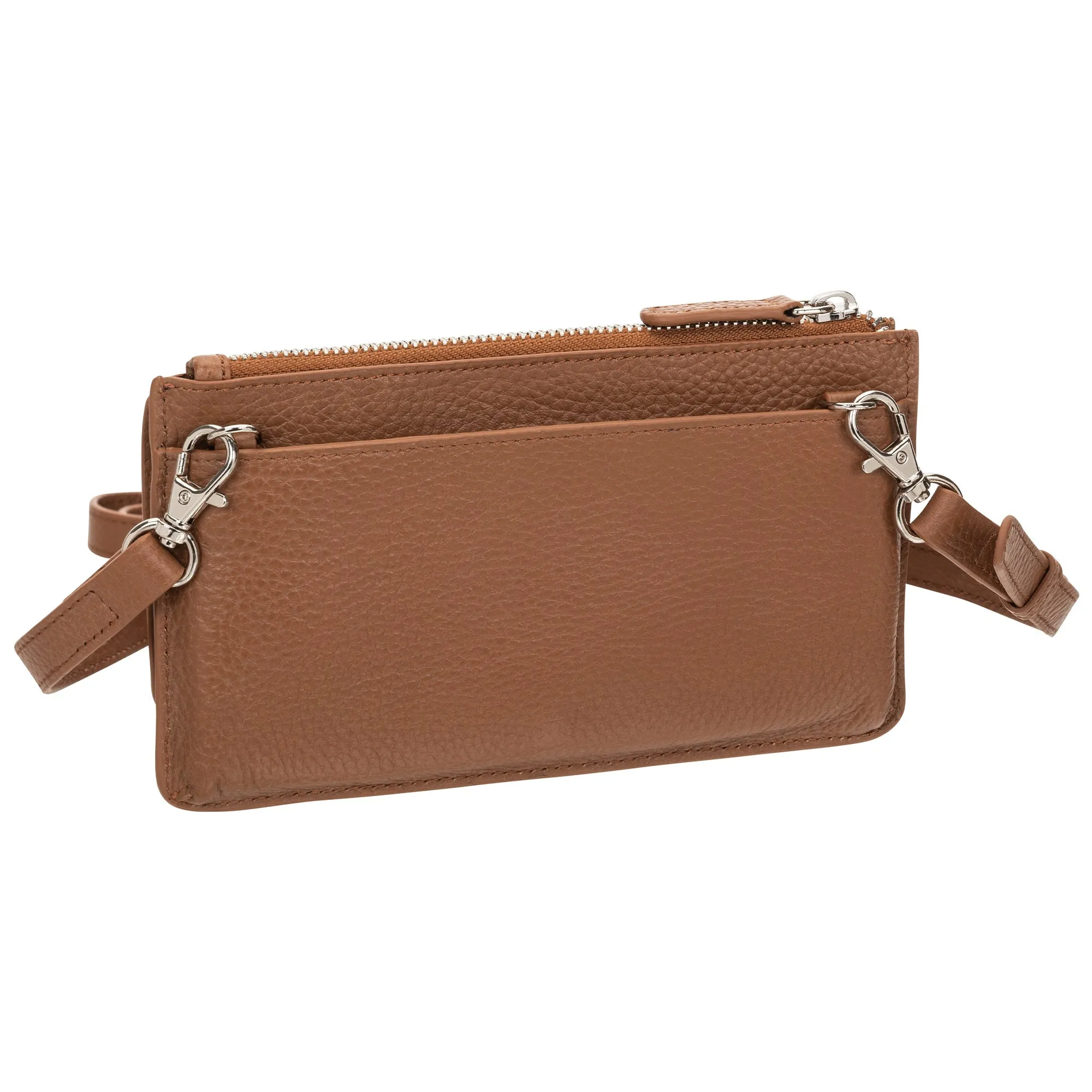 Mancini Pebbled Ladies RFID Crossbody Wallet