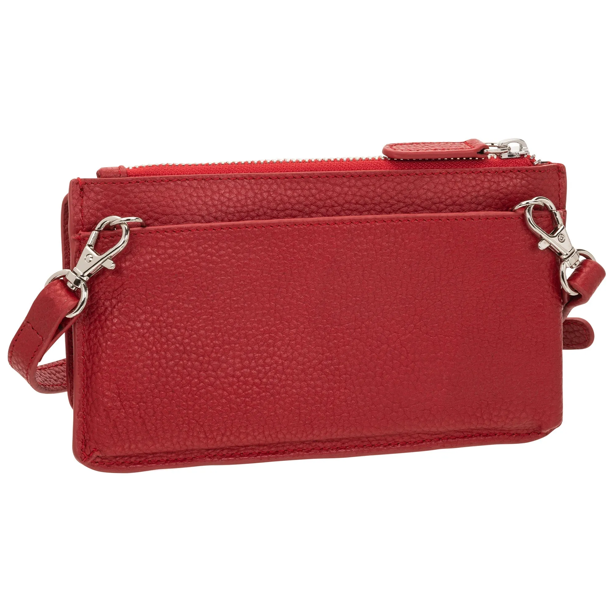 Mancini Pebbled Ladies RFID Crossbody Wallet