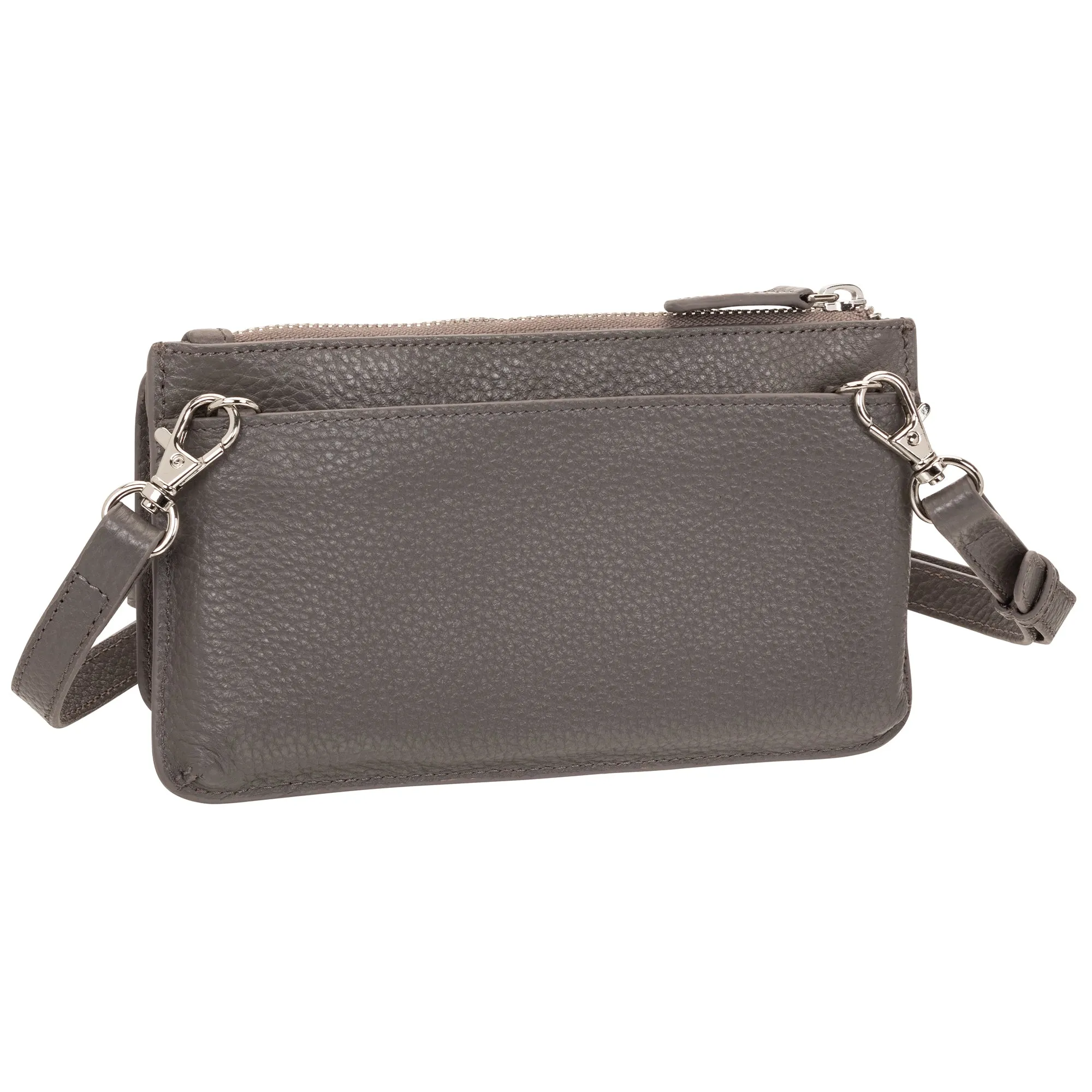 Mancini Pebbled Ladies RFID Crossbody Wallet