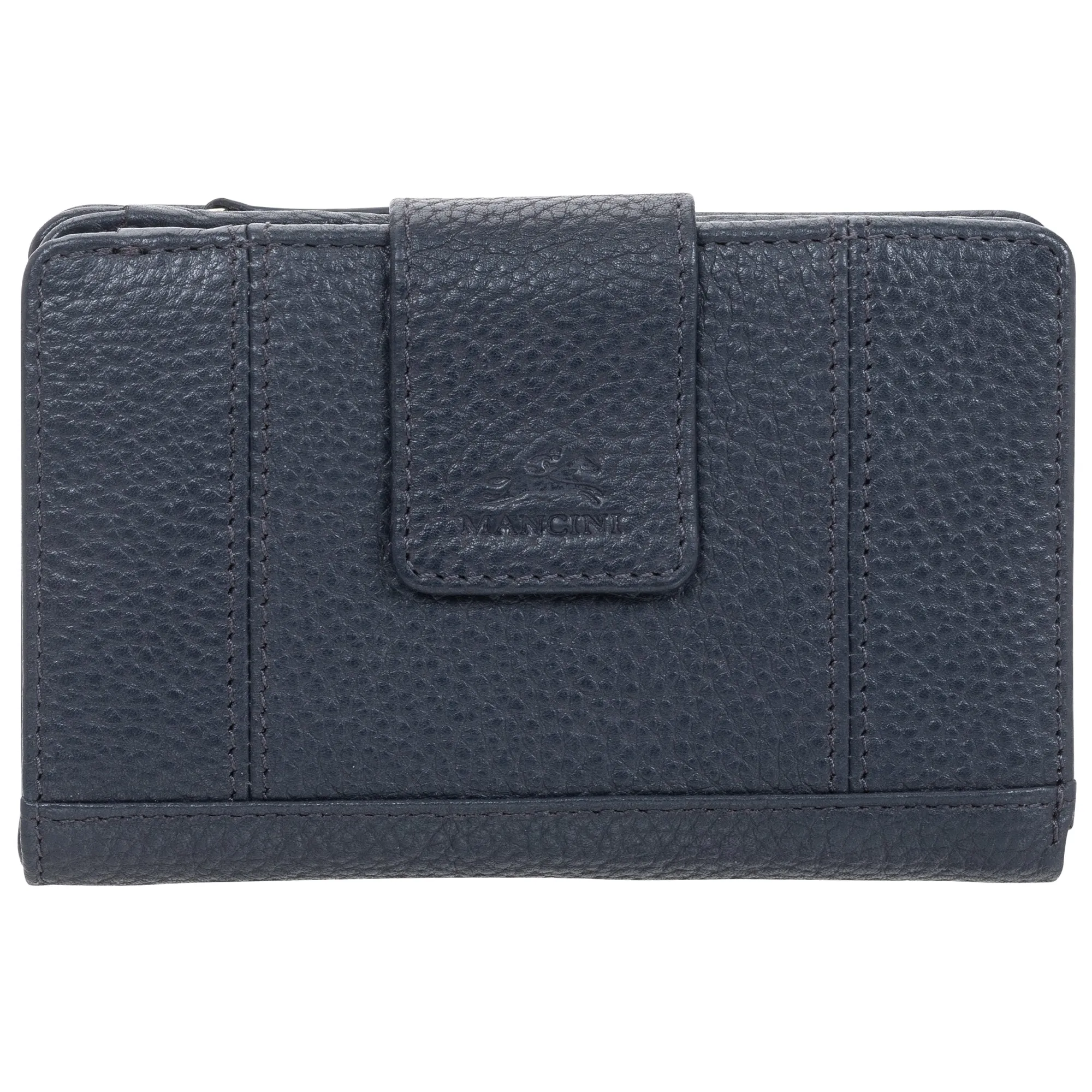 Mancini Pebbled Ladies' RFID Medium Clutch Wallet