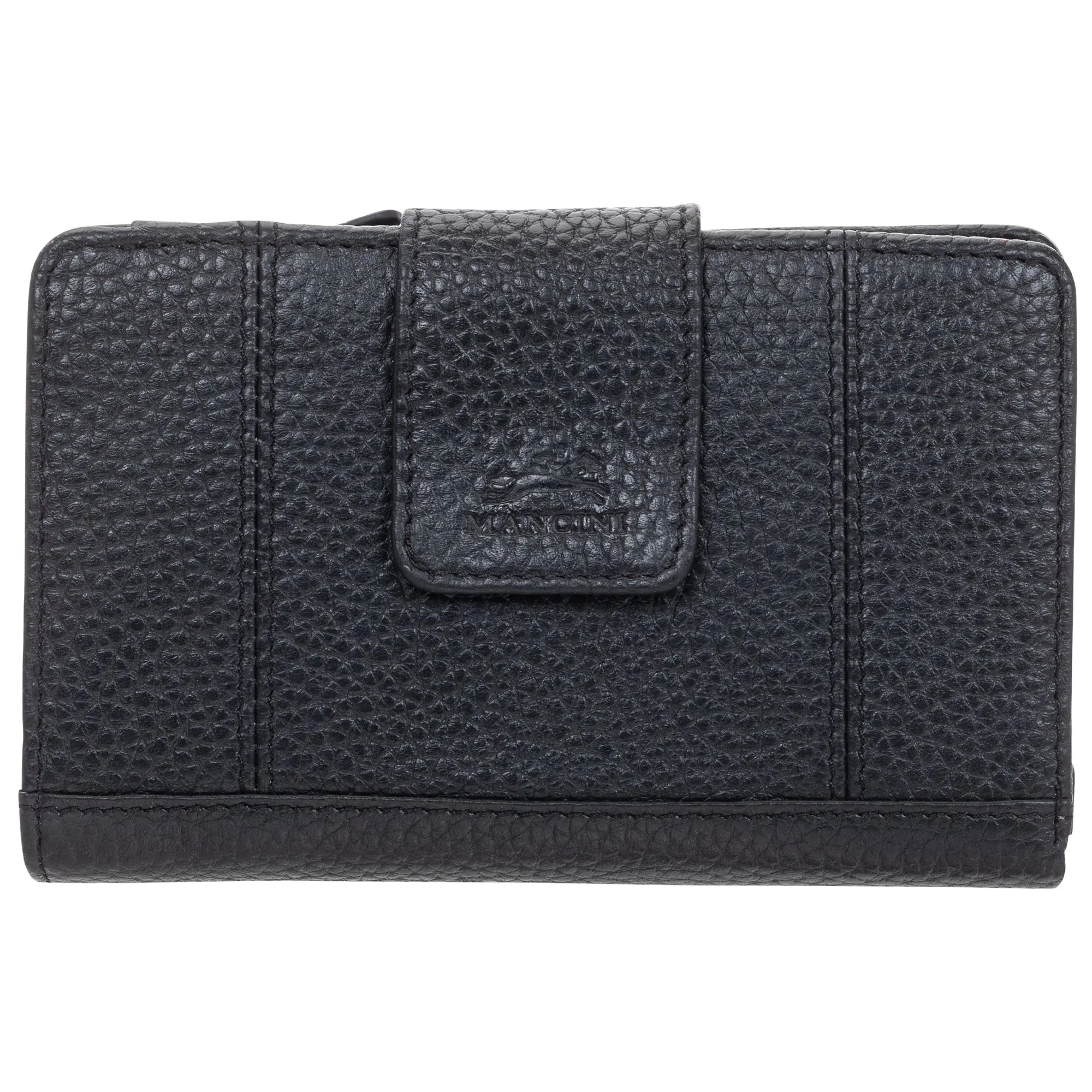Mancini Pebbled Ladies' RFID Medium Clutch Wallet