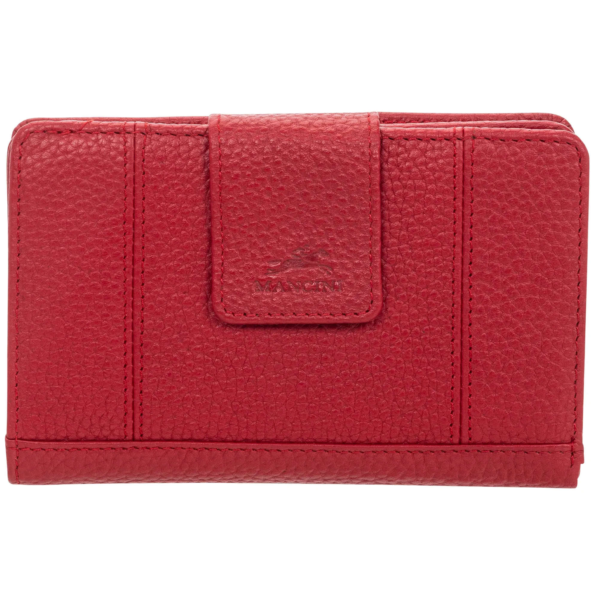 Mancini Pebbled Ladies' RFID Medium Clutch Wallet