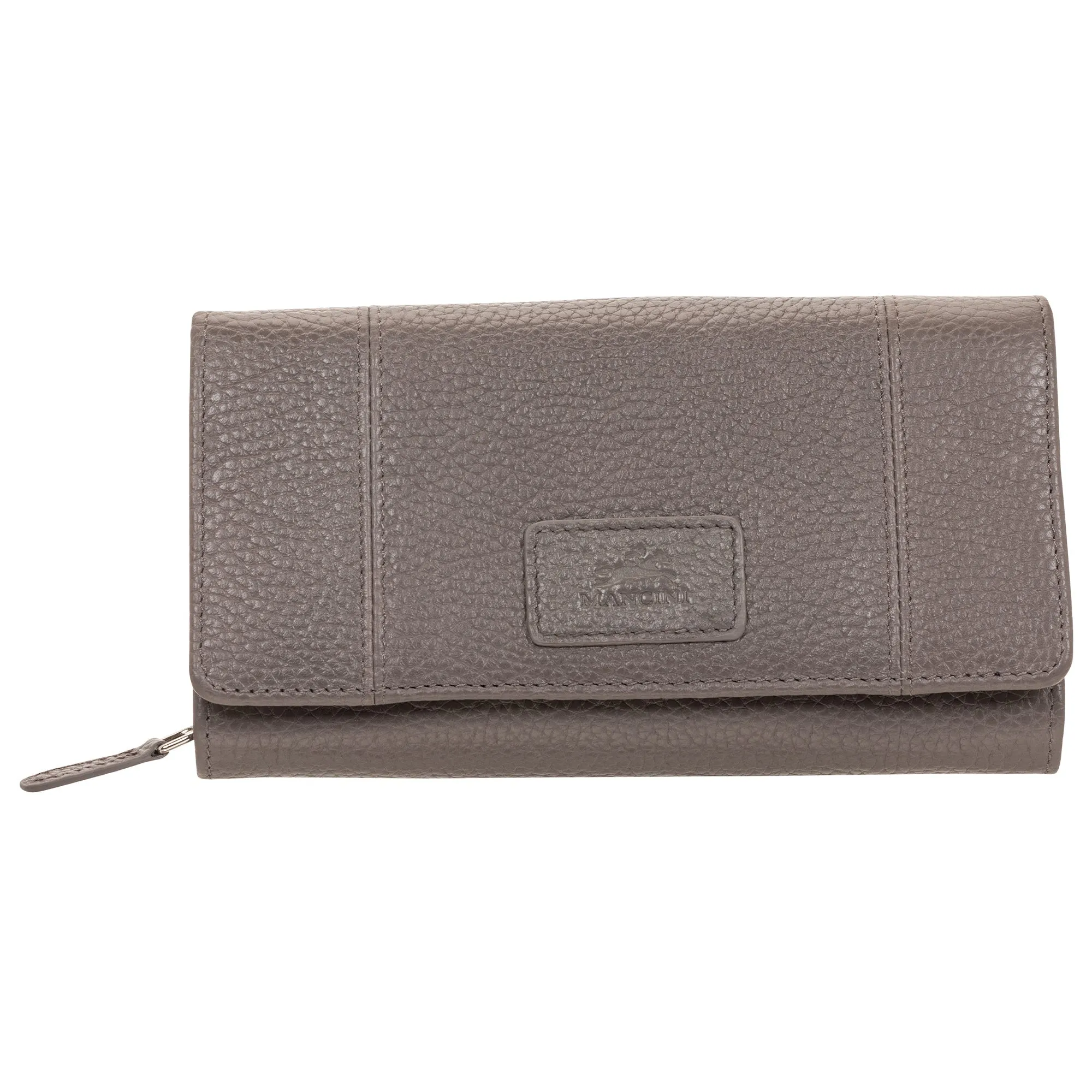 Mancini Pebbled Ladies' RFID Medium Clutch Wallet