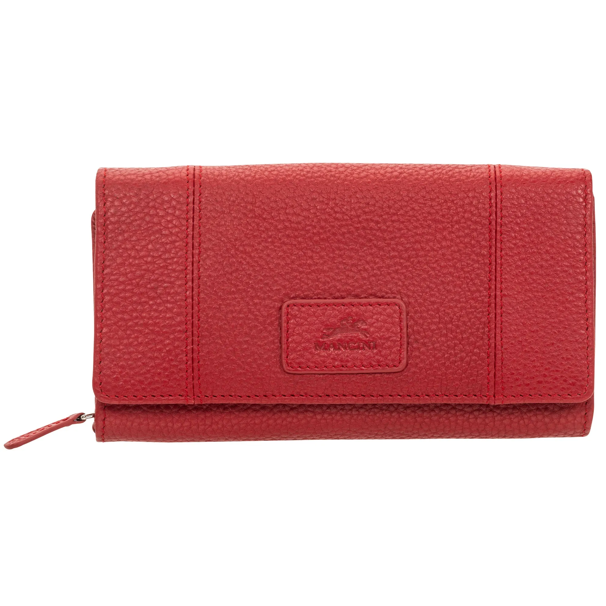 Mancini Pebbled Ladies' RFID Medium Clutch Wallet