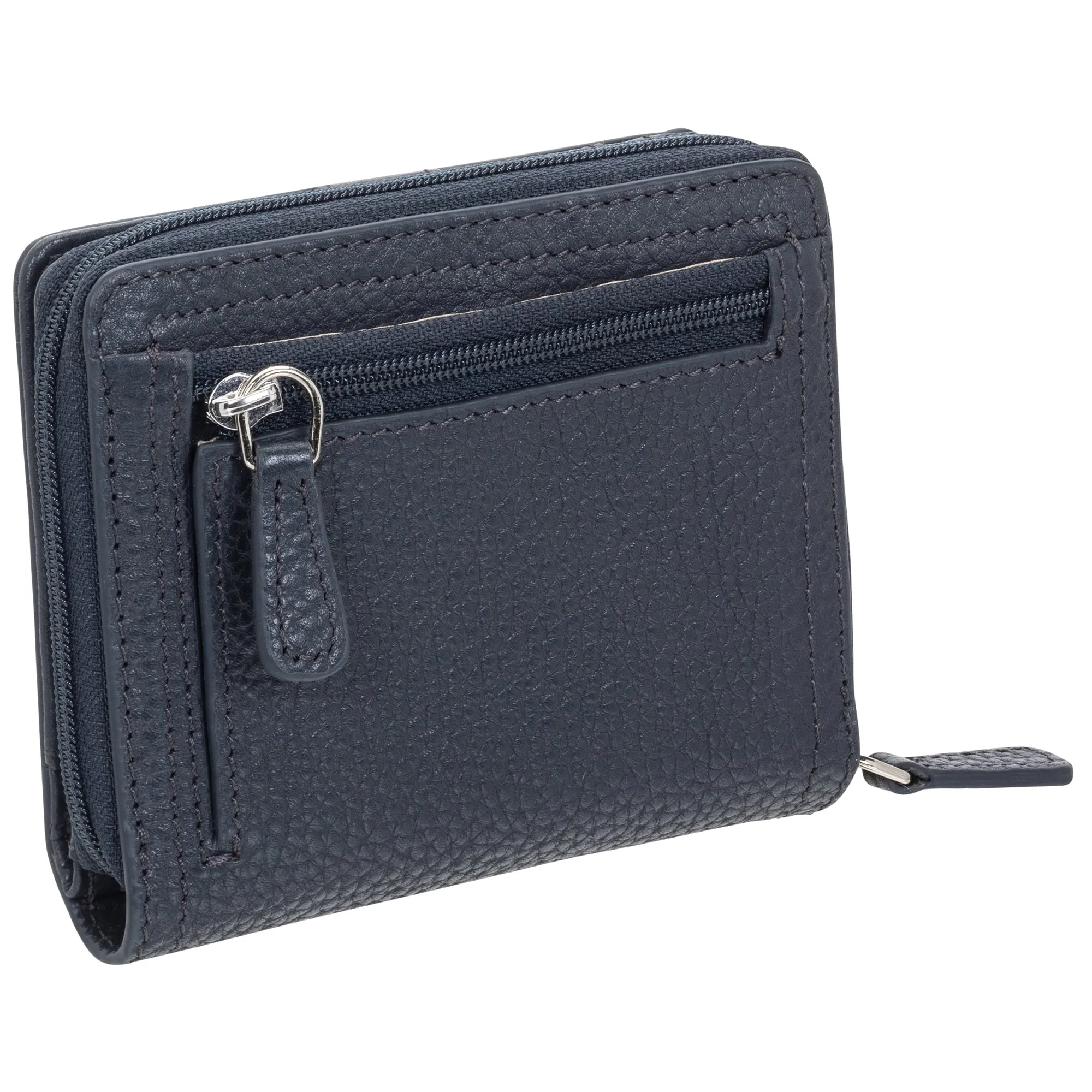 Mancini Pebbled Ladies' RFID Small Clutch Wallet