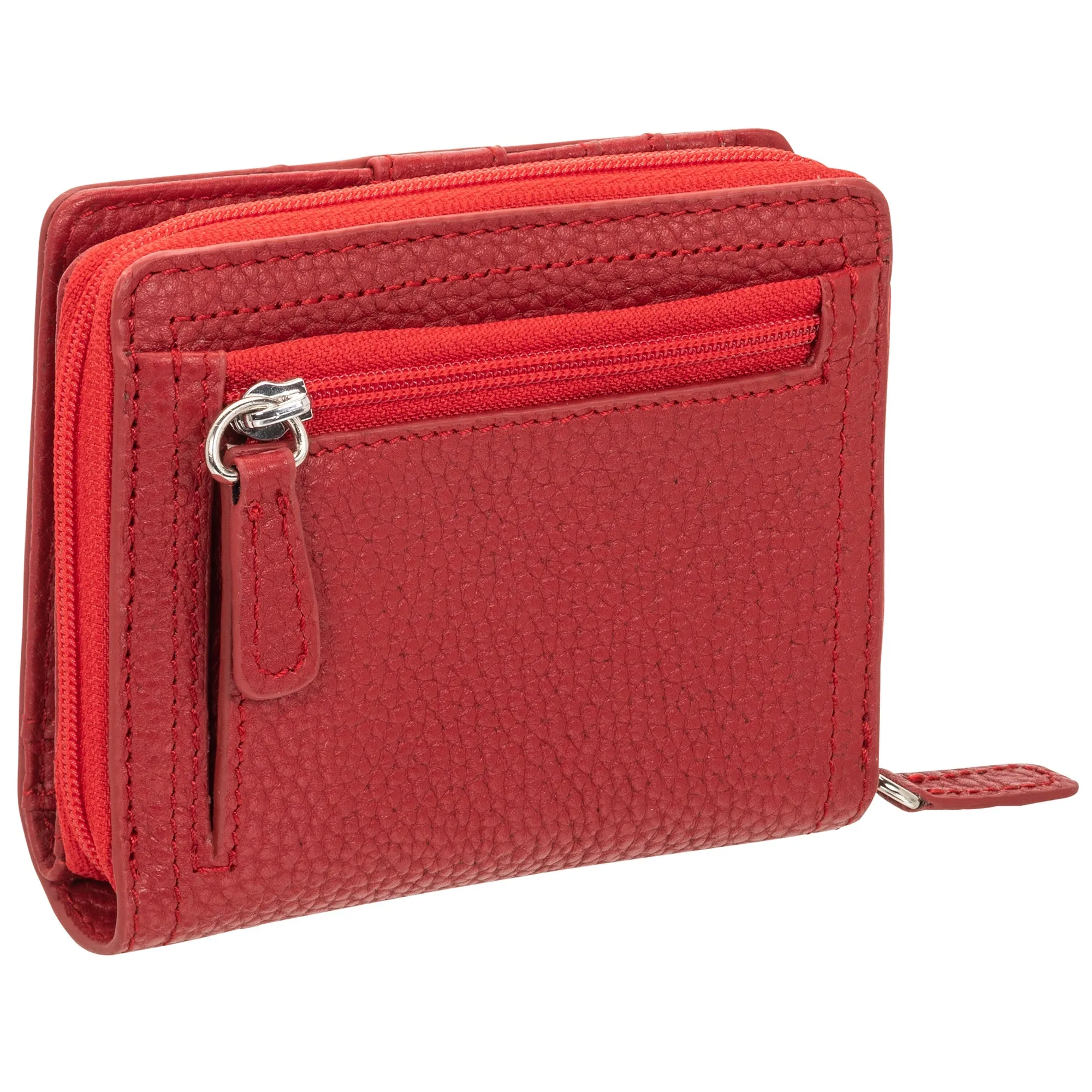 Mancini Pebbled Ladies' RFID Small Clutch Wallet