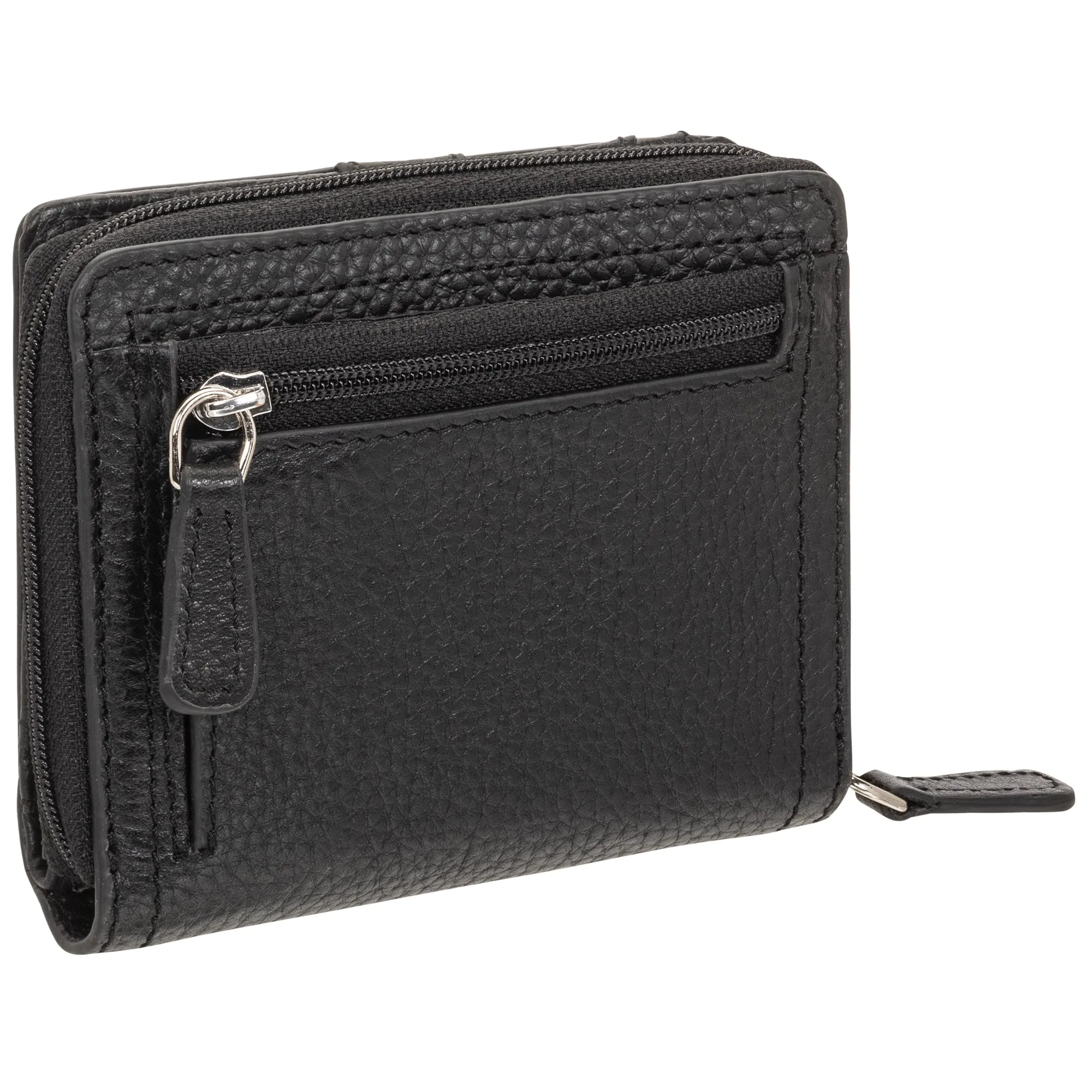 Mancini Pebbled Ladies' RFID Small Clutch Wallet