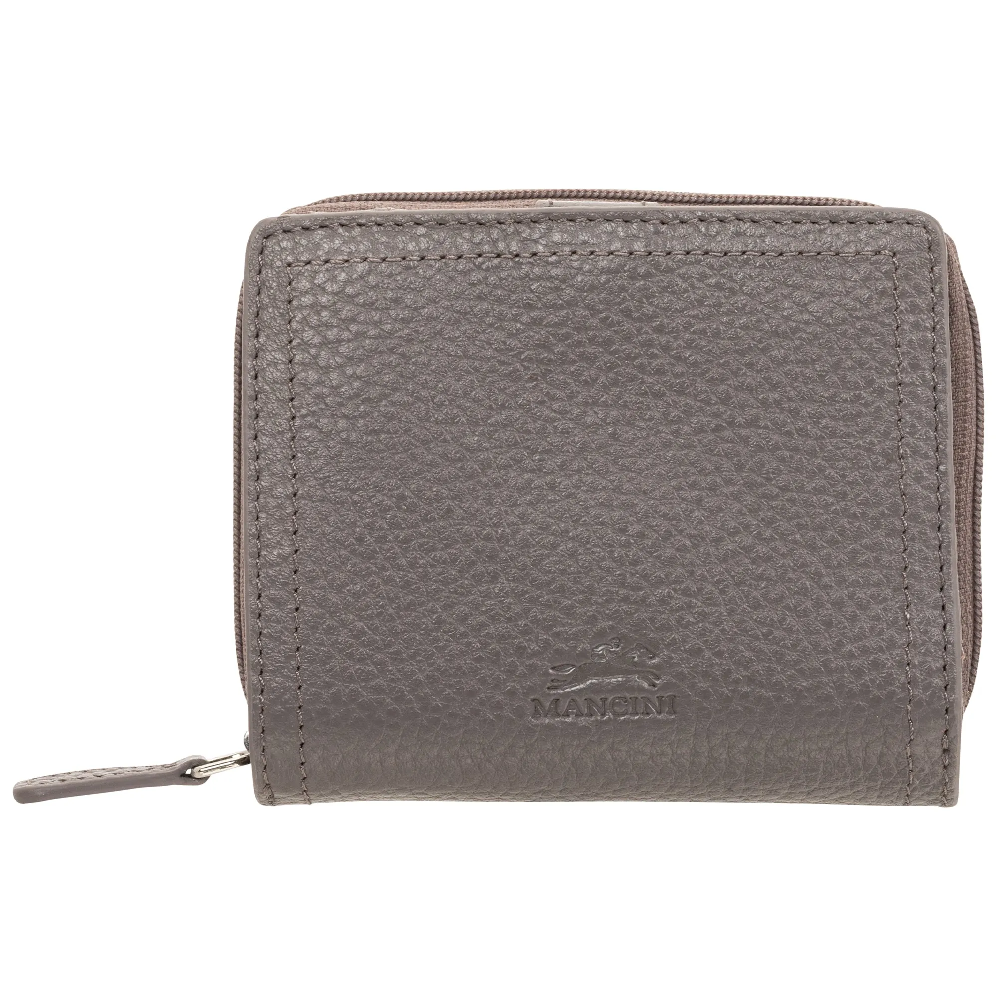 Mancini Pebbled Ladies' RFID Small Clutch Wallet