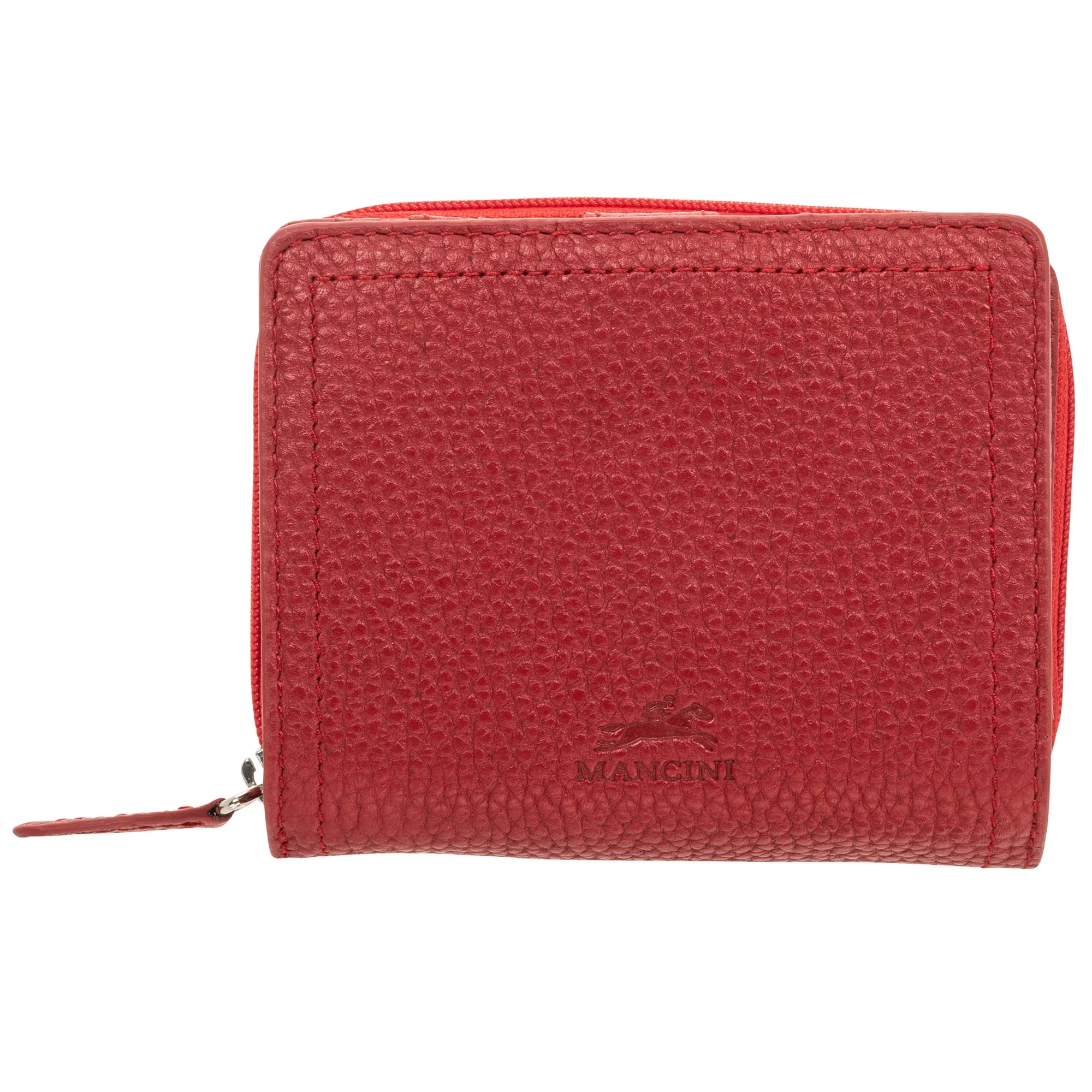 Mancini Pebbled Ladies' RFID Small Clutch Wallet