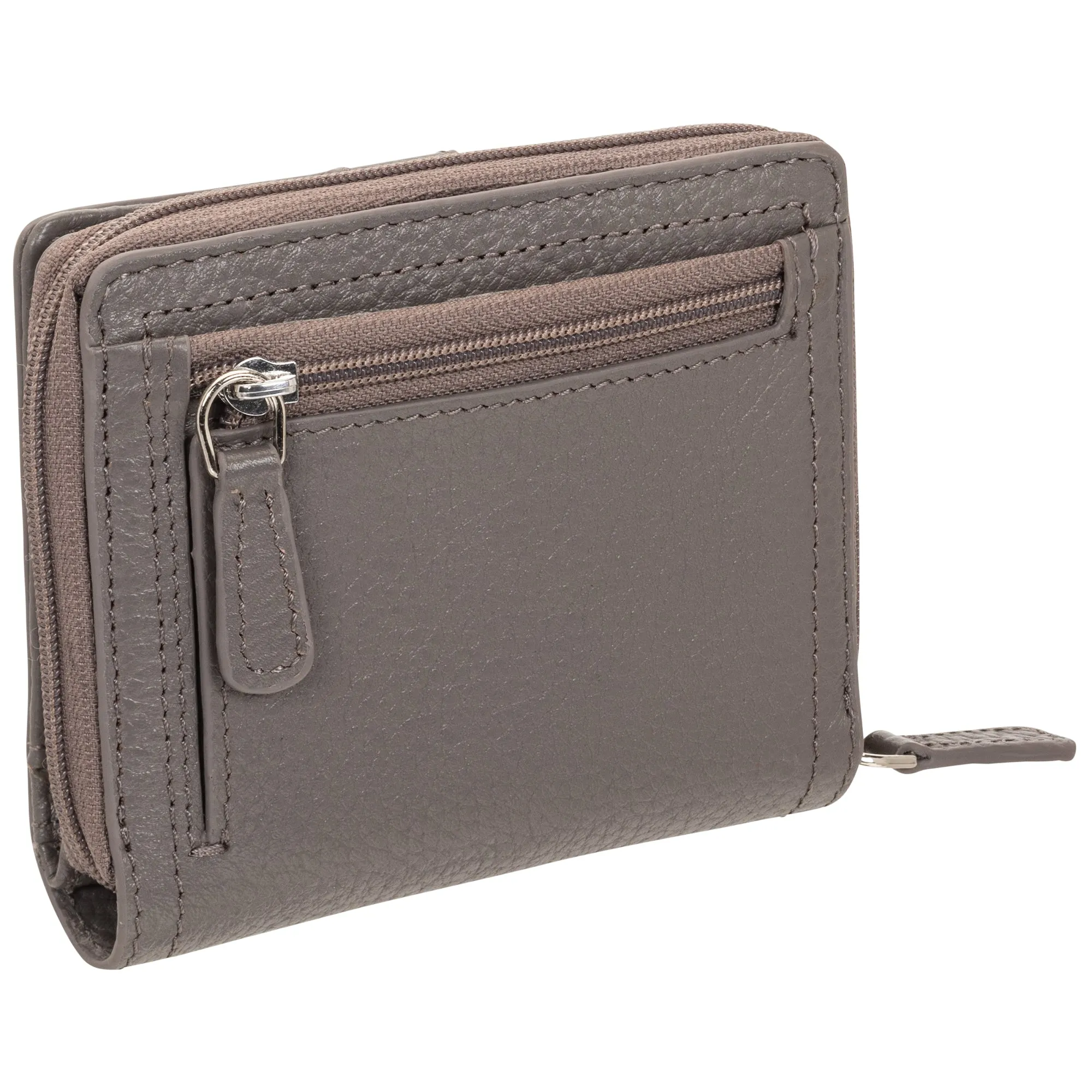 Mancini Pebbled Ladies' RFID Small Clutch Wallet