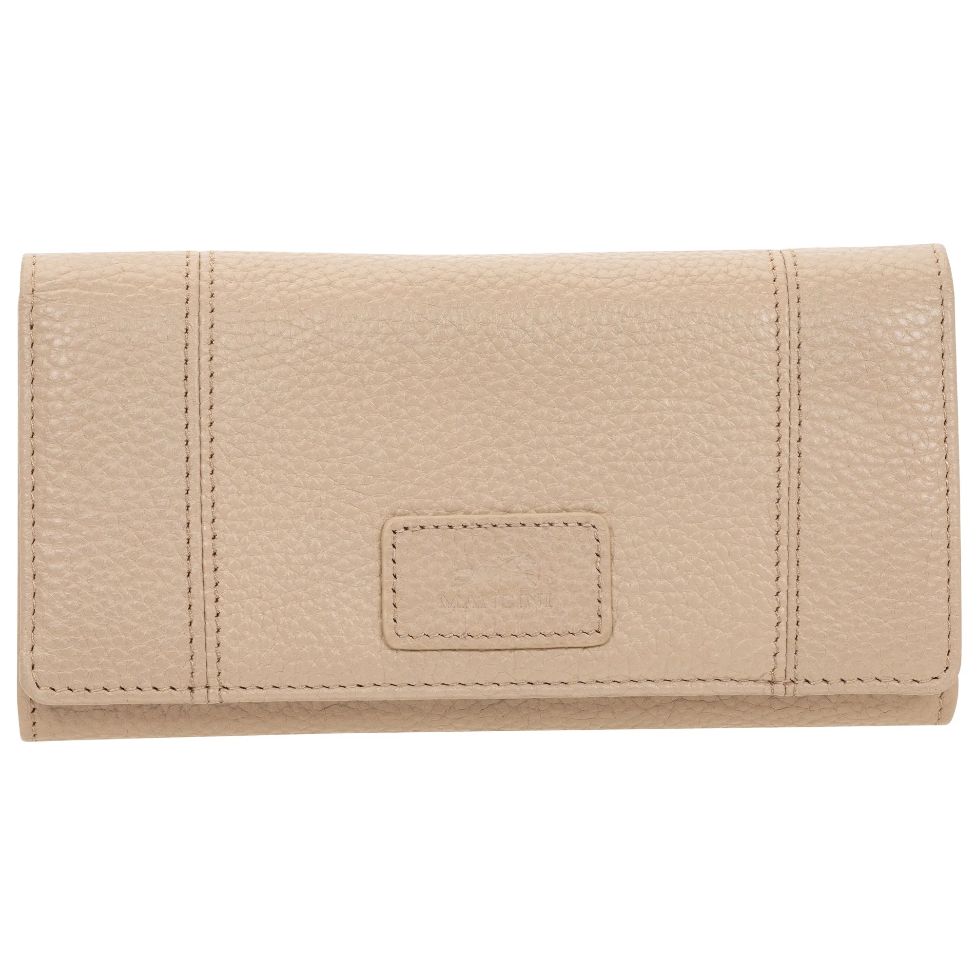 Mancini Pebbled Ladies' RFID Trifold Wallet