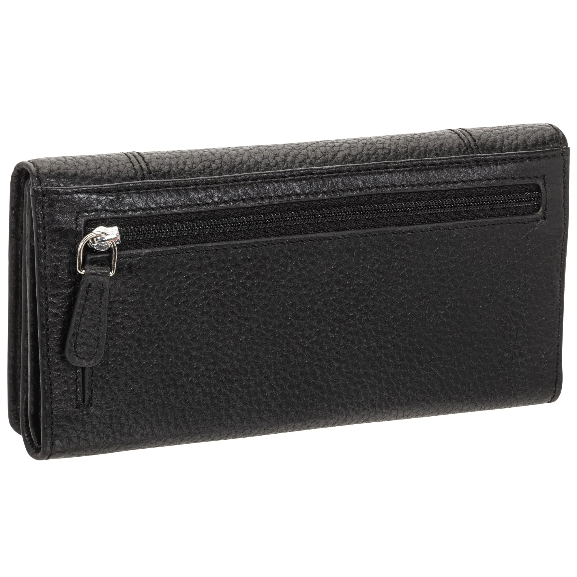Mancini Pebbled Ladies' RFID Trifold Wallet