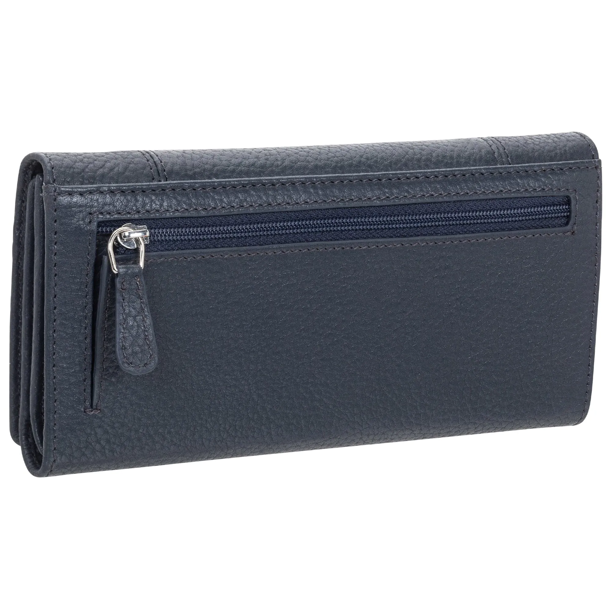 Mancini Pebbled Ladies' RFID Trifold Wallet