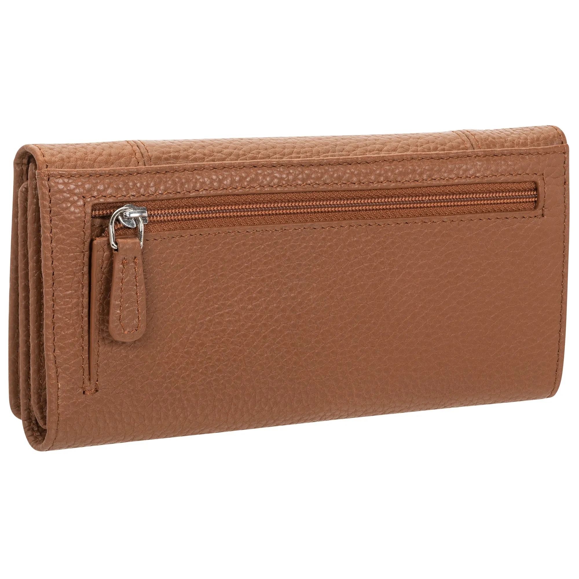 Mancini Pebbled Ladies' RFID Trifold Wallet