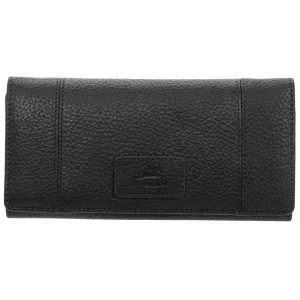Mancini Pebbled Ladies' RFID Trifold Wallet