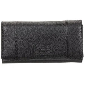 Mancini Pebbled Ladies' RFID Trifold Wallet