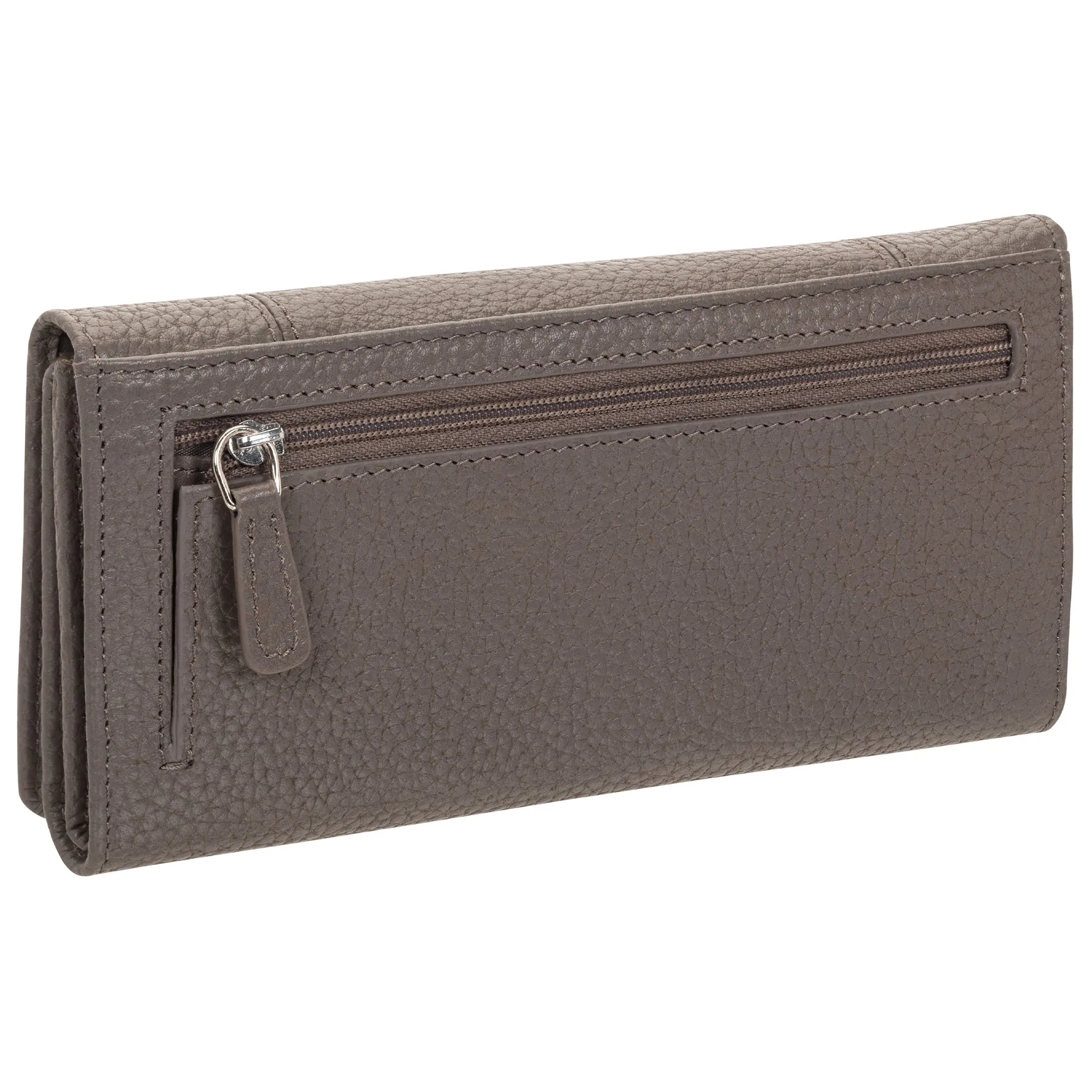 Mancini Pebbled Ladies' RFID Trifold Wallet