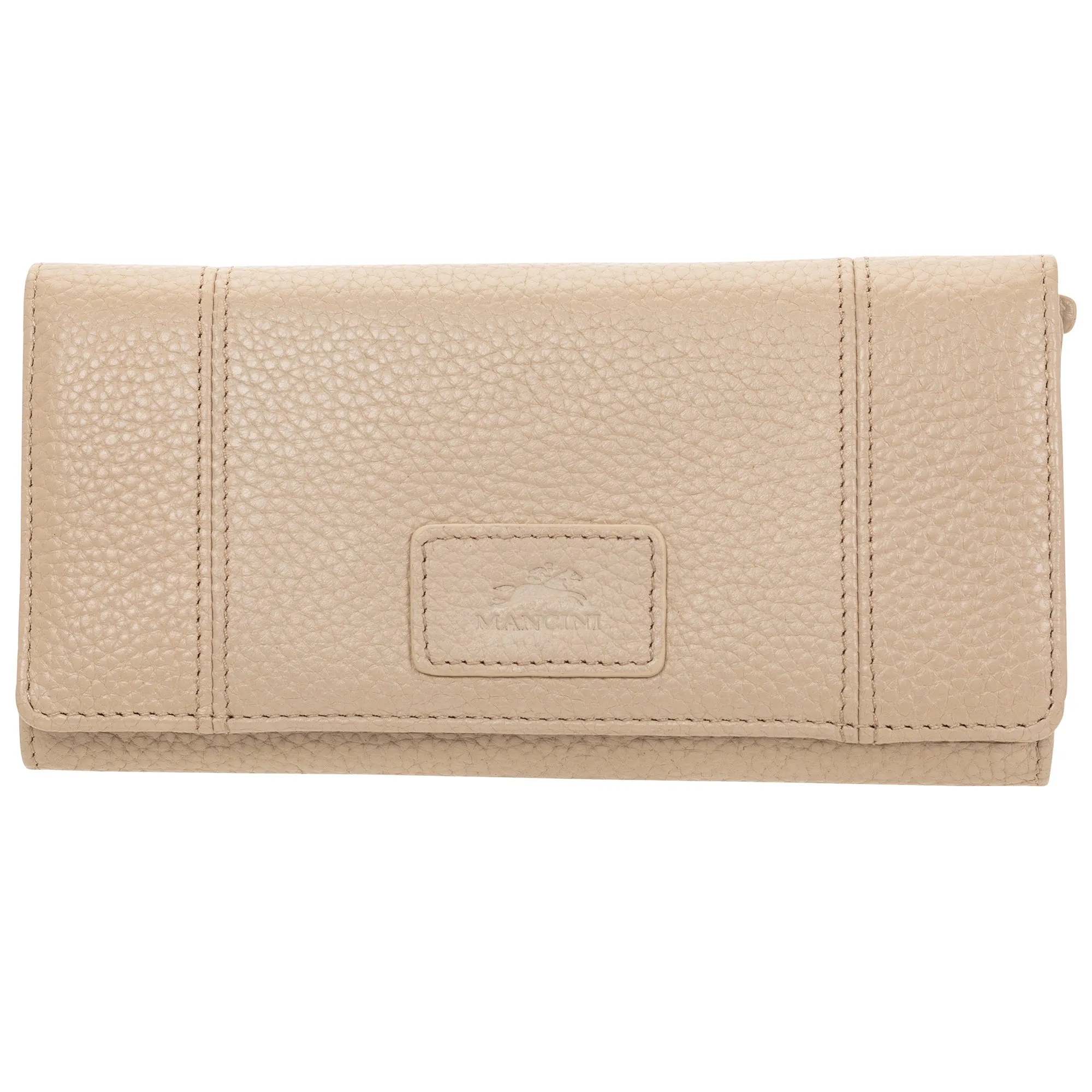 Mancini Pebbled Ladies' RFID Trifold Wallet